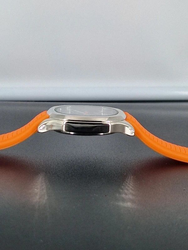 Other Steel 42mm Sport Aquanaut Watch Orange Silicone Strap Size 42 - 6 Thumbnail