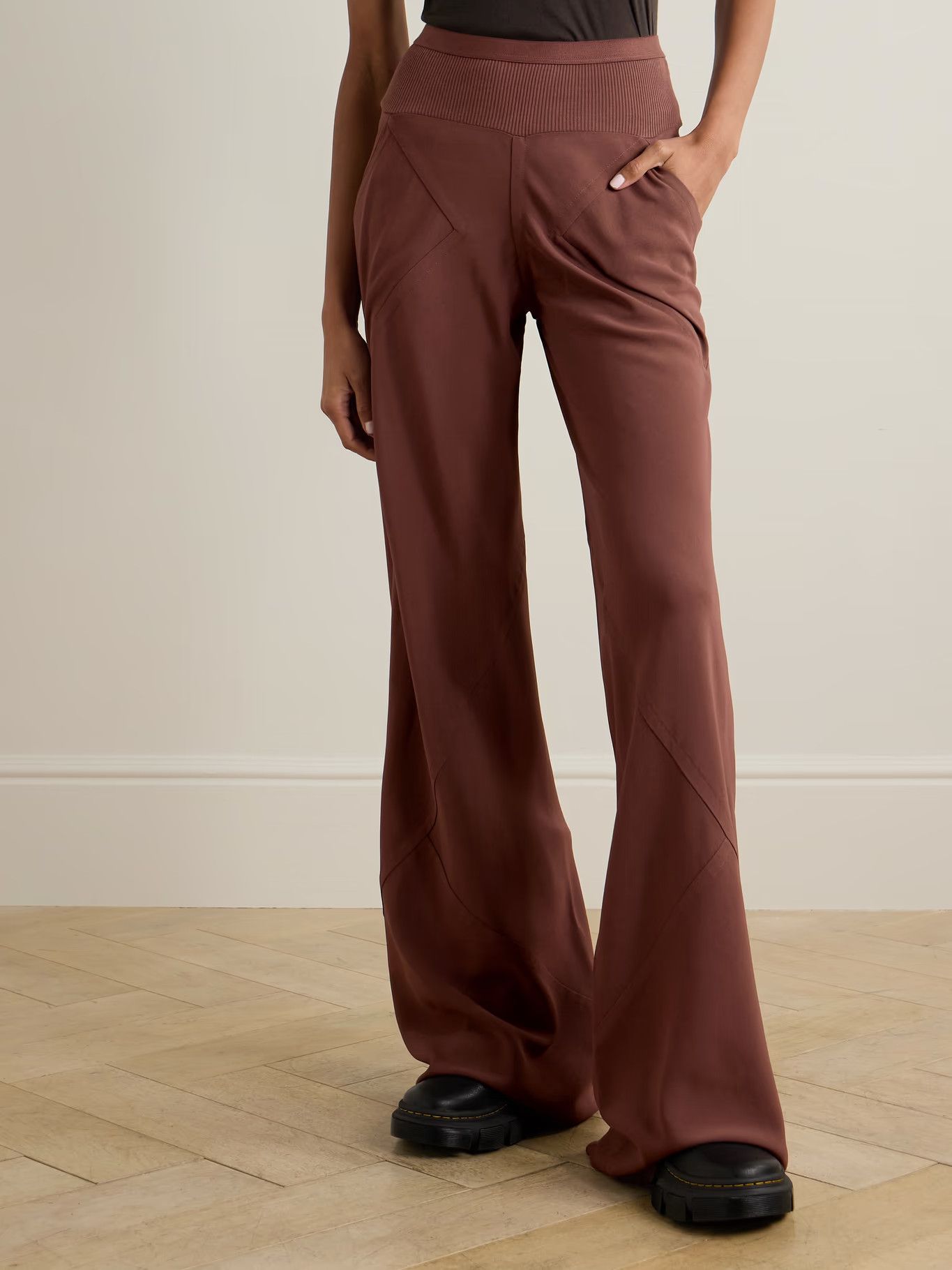 Rick Owens o1y0126 Sweatpant in Brown Size 27" / US 4 / IT 40 - 2 Thumbnail
