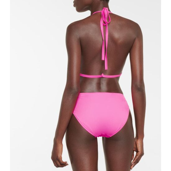Balenciaga o1in1g0824 Halterneck Swimsuit in Pink Size L / US 10 / IT 46 - 3 Thumbnail