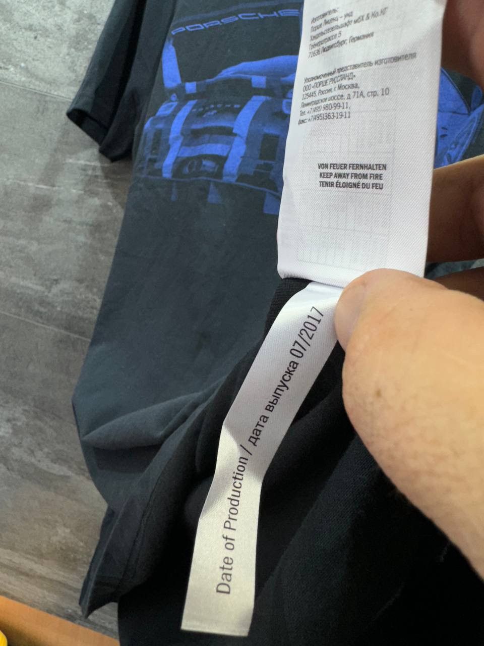 Porsche Design T-shirt Porsche 911 RSR Motorsport Mens Limited Racing Size US M / EU 48-50 / 2 - 9 Thumbnail