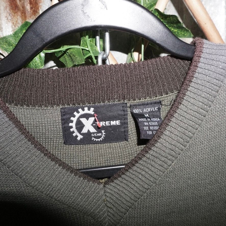 Vintage Medium- Vintage Y2K XG 90s XTREME gear stripe 90s knit vest Size US M / EU 48-50 / 2 - 3 Thumbnail