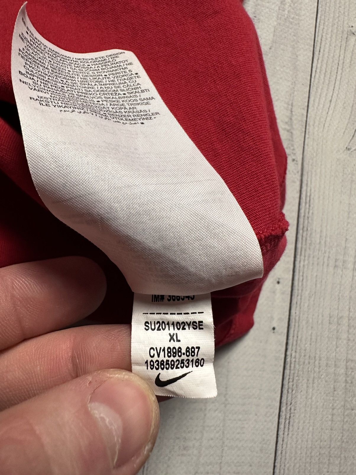 Nike × Vintage Vintage Nike 7 Ronaldo Portugal size XL logo Size US XL / EU 56 / 4 - 5 Thumbnail