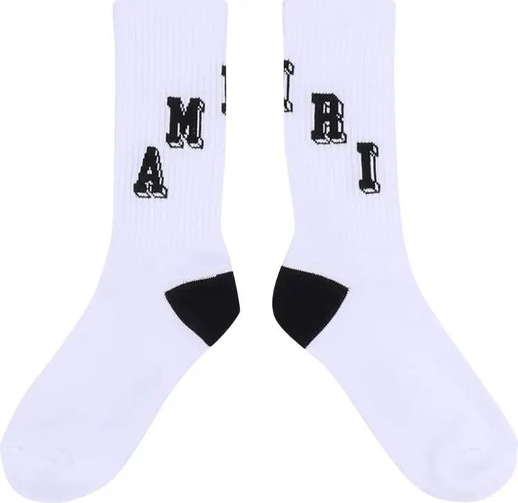 Amiri o1gr1nt0426 Size: 45-46 / Tube Socks in White/Black Size ONE SIZE - 4 Thumbnail