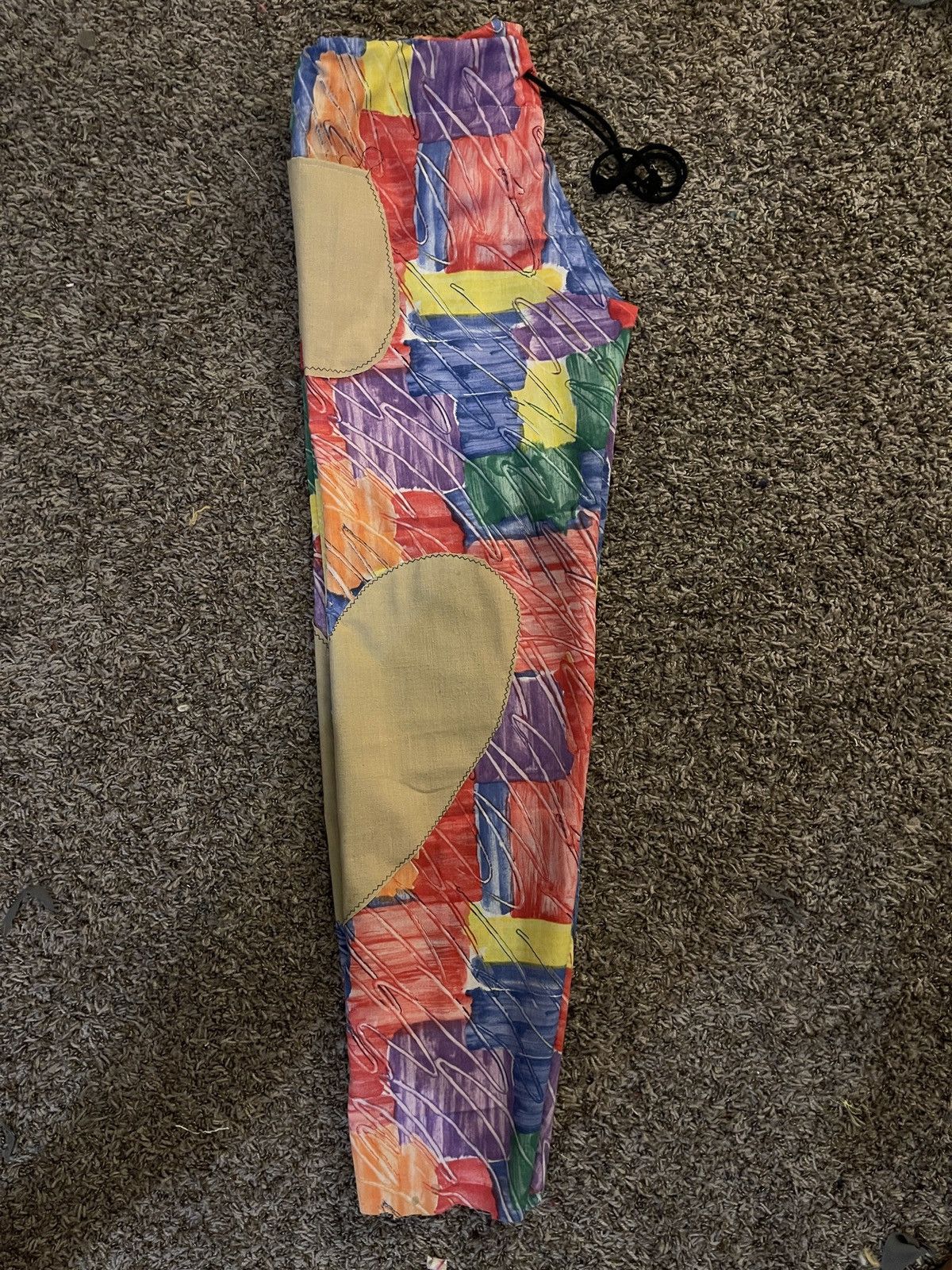 Handmade Painted Love Sweatpants Size US 34 / EU 50 - 1 Thumbnail
