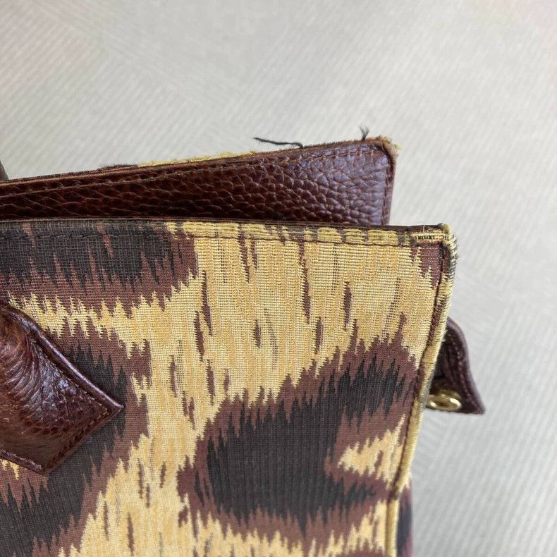 Vivienne Westwood vivienne westwood size os Brown leopard-pattern briefcase Size ONE SIZE - 8 Thumbnail