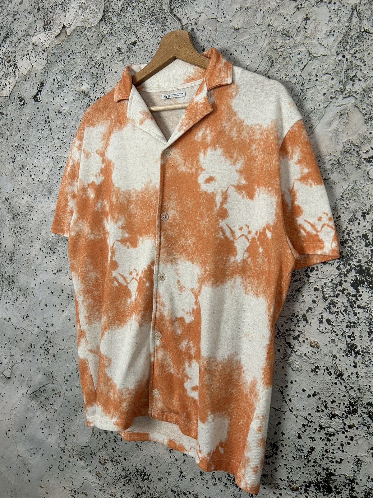 Zara Zara Orange Summer Shirt Alternative Avantgarde Hype Size US M / EU 48-50 / 2 - 2 Thumbnail
