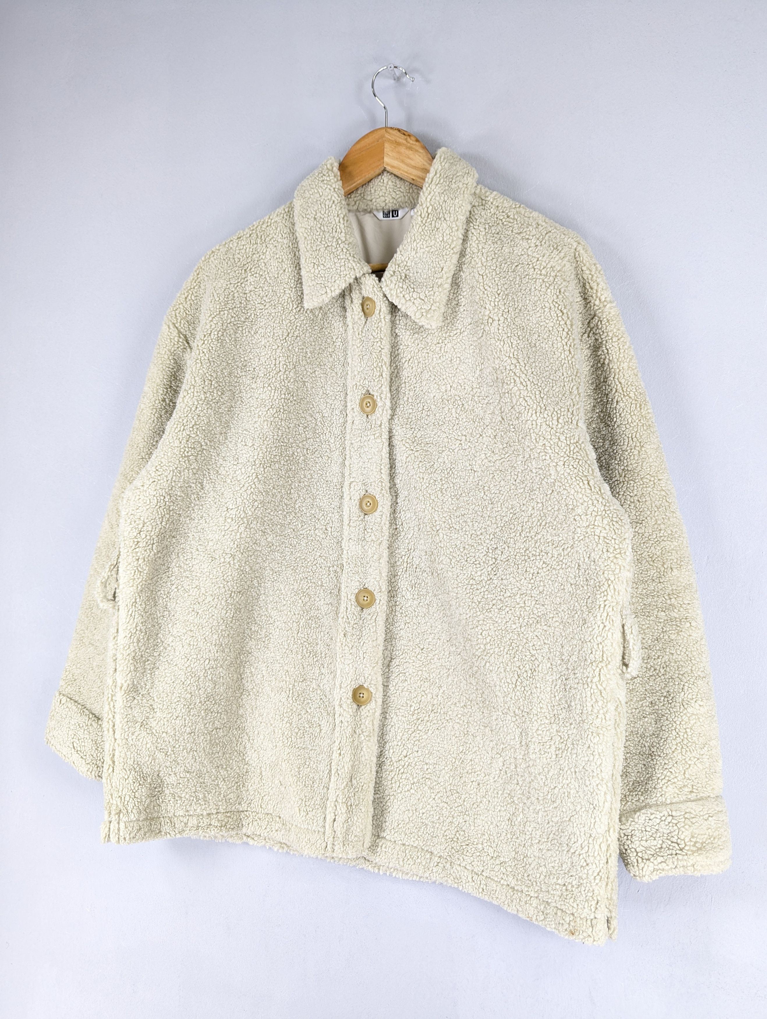 Christophe Lemaire Uniqlo X Christophe Lemaire Sherpa Button Ups Jacket Size US XL / EU 56 / 4 - 2 Thumbnail