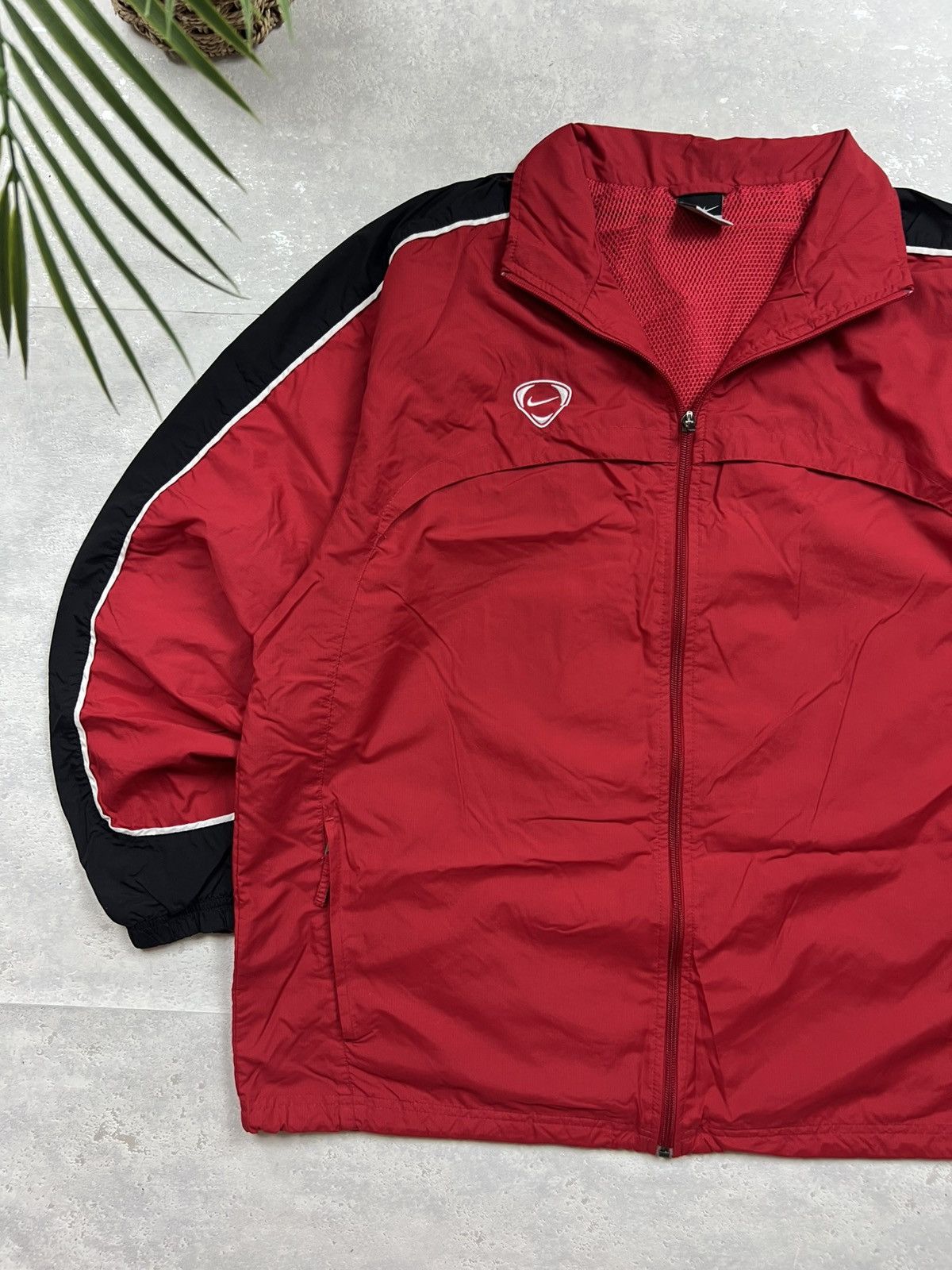 Nike 90s Nike Swoosh Vintage Y2K Oversized Windbreaker Jacket Size US XL / EU 56 / 4 - 2 Thumbnail