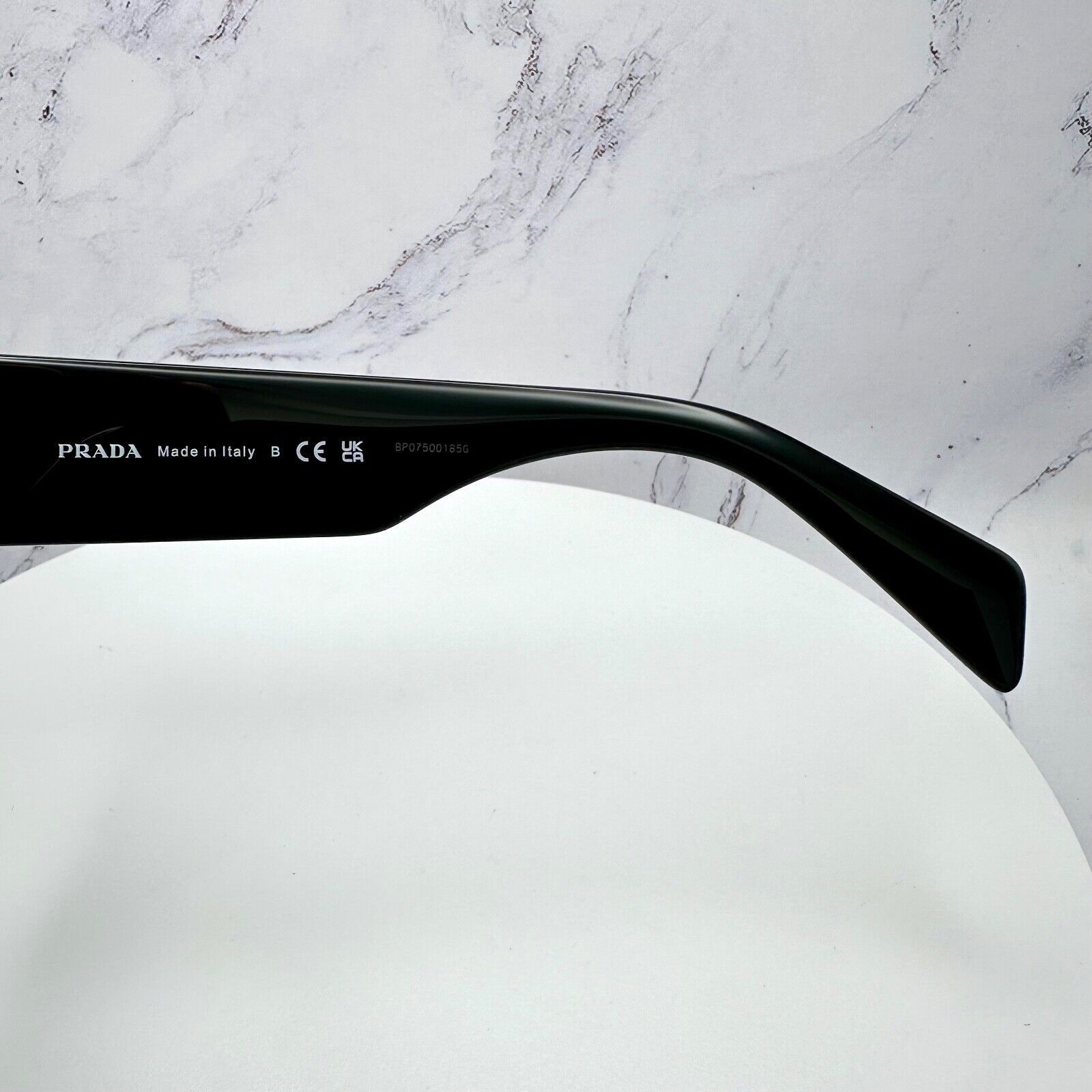 Prada New PRADA Sunglasses Black Oversized Square Letter Logo Size ONE SIZE - 9 Thumbnail