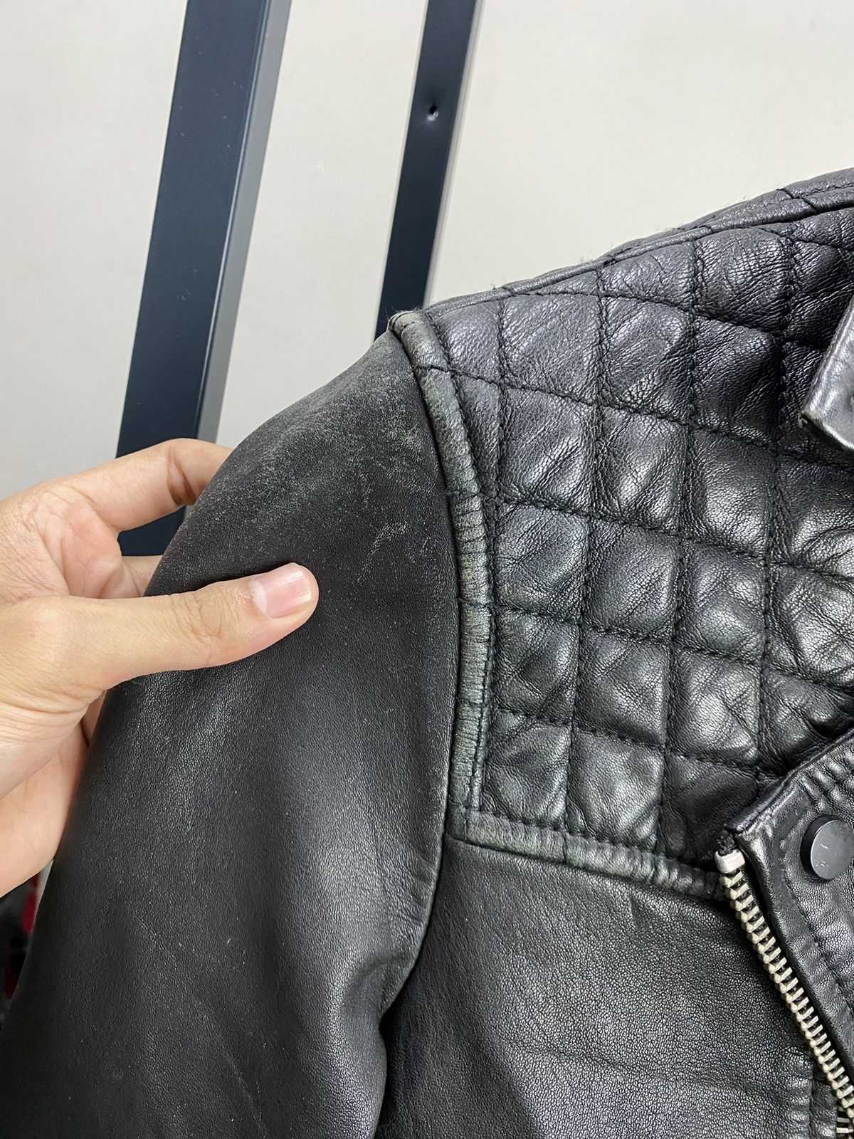 Allsaints Allsaints Sheep Leather Jacket Size US XS / EU 42 / 0 - 11 Thumbnail