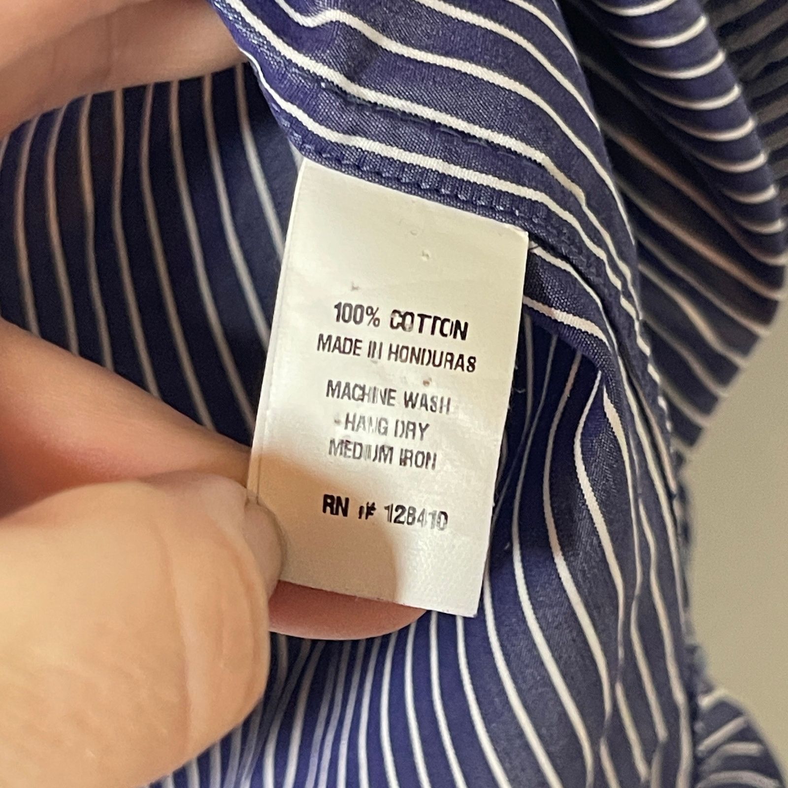 Other Ann Mashburn blue stripe button down blouse sz XS Size XS / US 0-2 / IT 36-38 - 6 Thumbnail