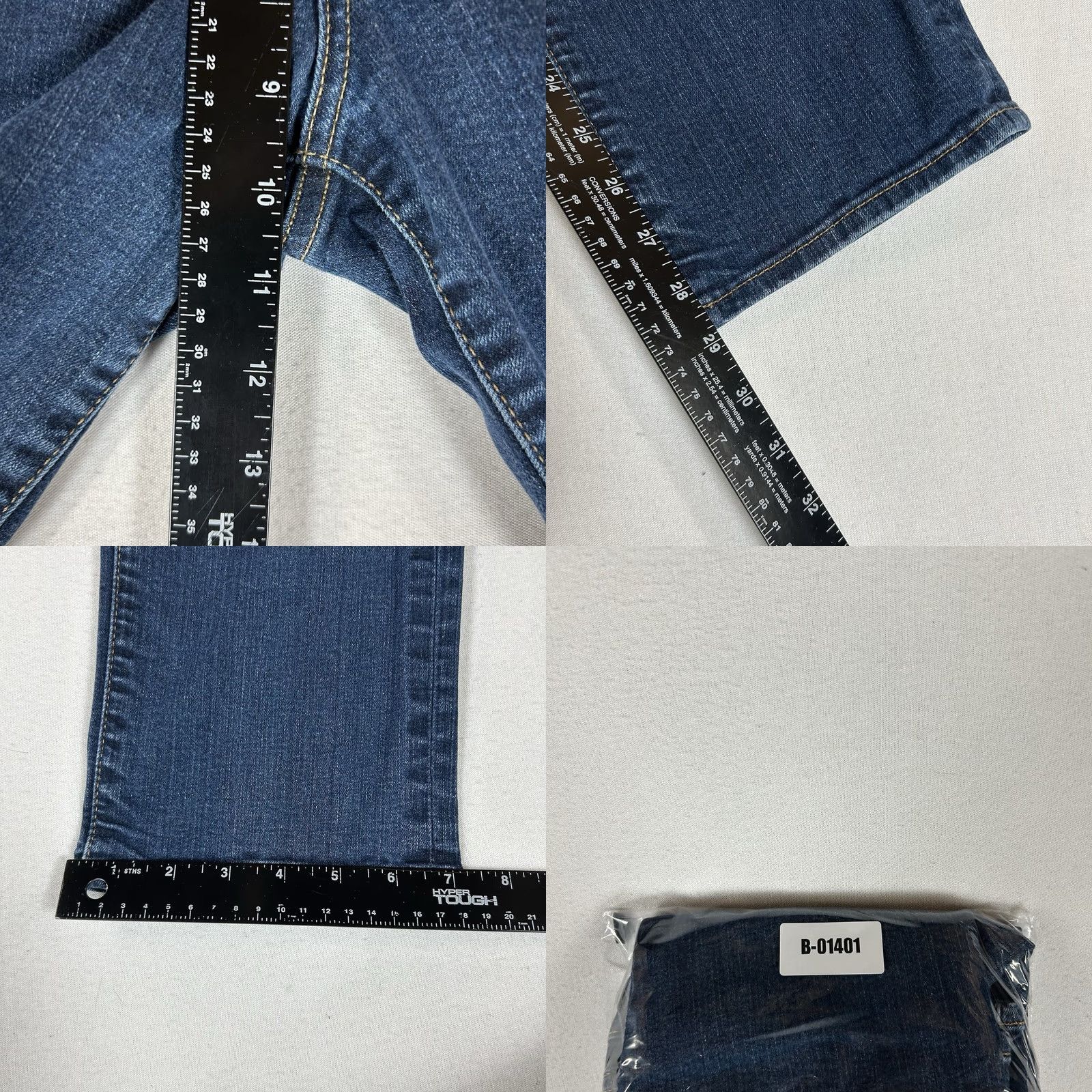 Eddie Bauer Eddie Bauer Jeans Womens 12S Straight Denim Blue Dark Wash Mid Rise 5-Pocket Size 34" / US 12 / IT 48 - 9 Thumbnail