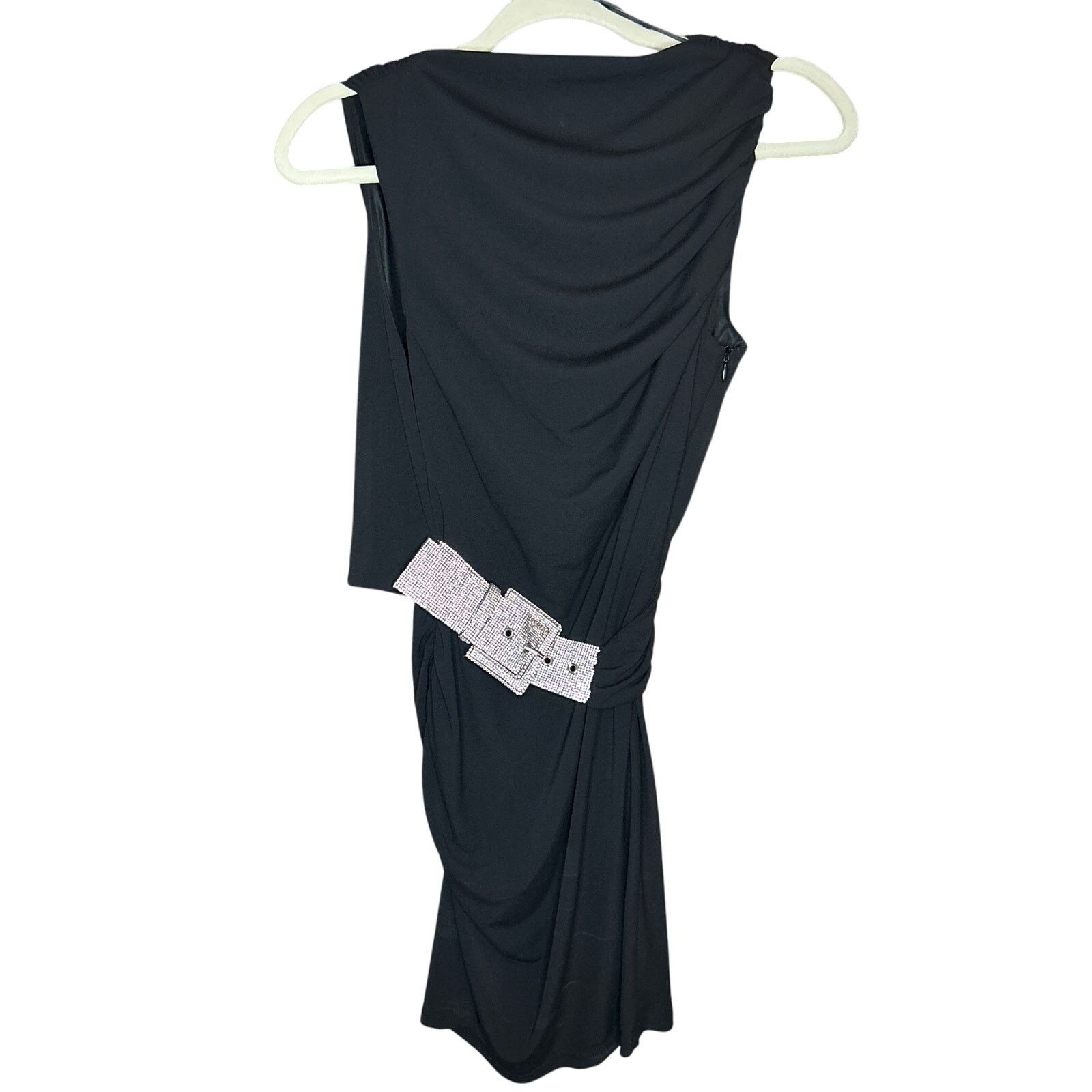 Zara Nwt- Zara - BELTED DRAPED DRESS-XS Size XS / US 0-2 / IT 36-38 - 4 Thumbnail