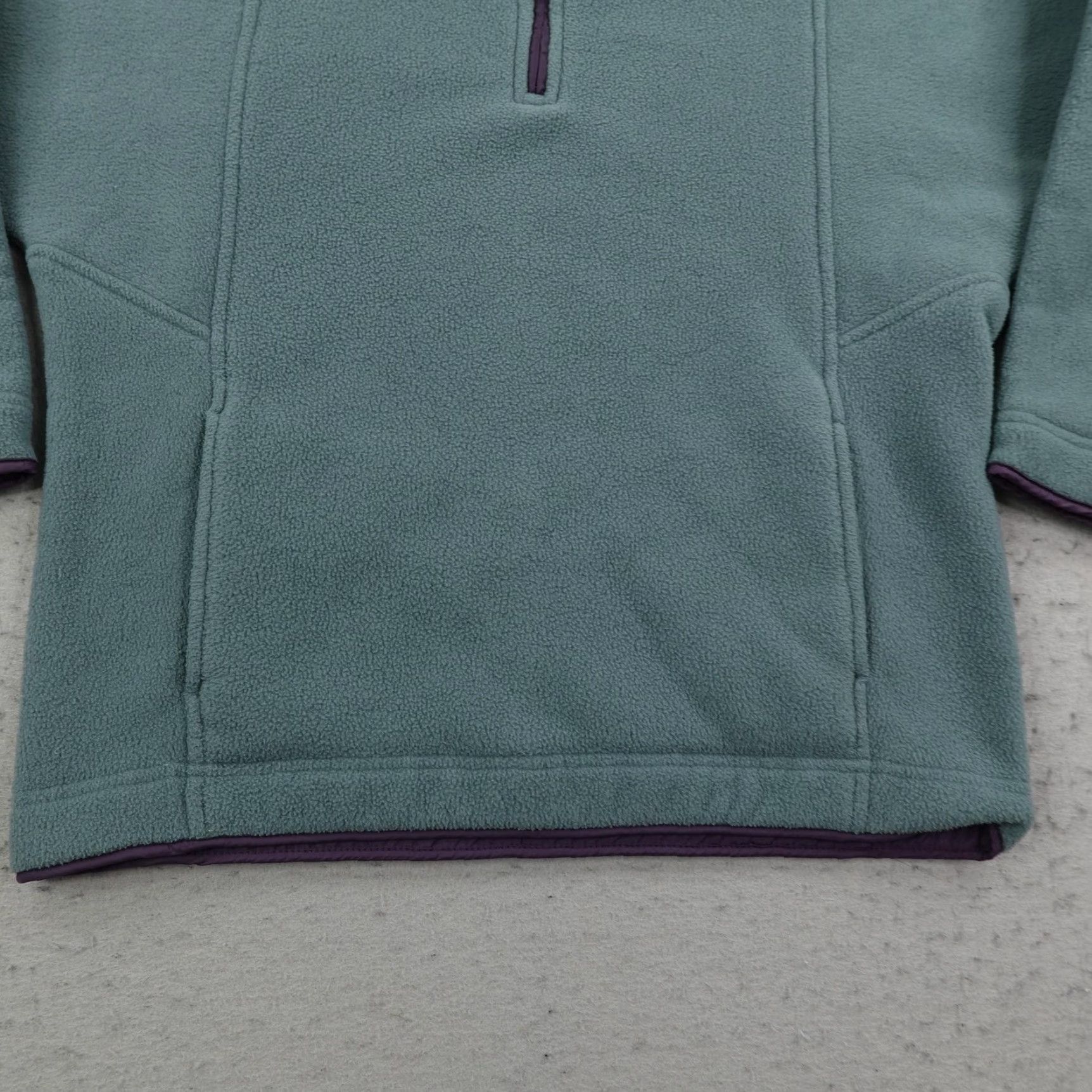 Patagonia VINTAGE Patagonia Jacket Womens Small Green Synchilla Fleece 1/4 Zip 90s USA Size S / US 4 / IT 40 - 3 Thumbnail