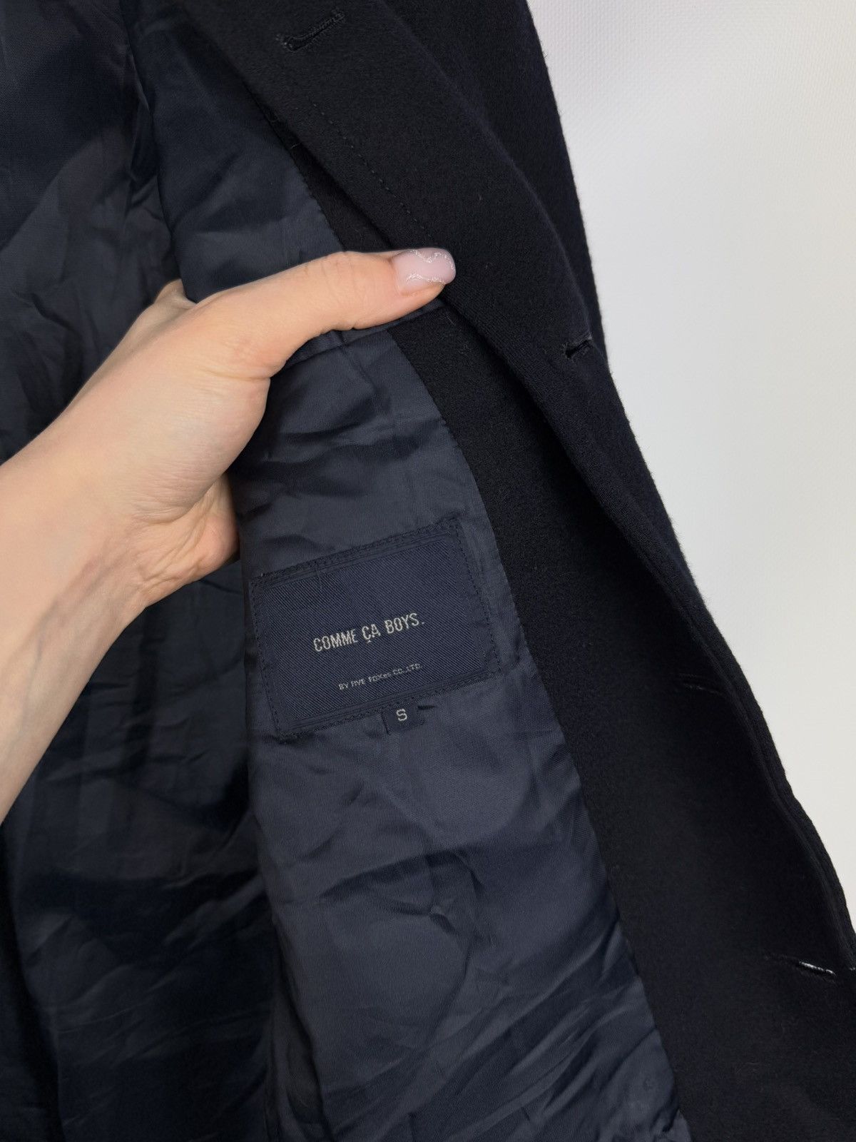Comme Ca Ism × Japanese Brand Comme Ca Boys By Five Foxes men’s Wool Jacket Coat Short Size US S / EU 44-46 / 1 - 19 Thumbnail