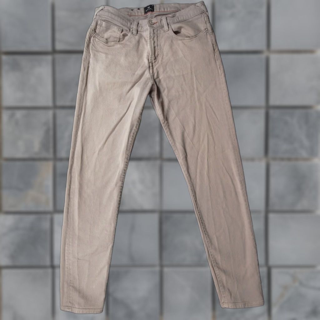 Paul Smith Paul Smith Jeans Mens 30x31 Beige Denim Tapered Fit Stretch Casual Adult Pants Size US 30 / EU 46 - 1 Thumbnail