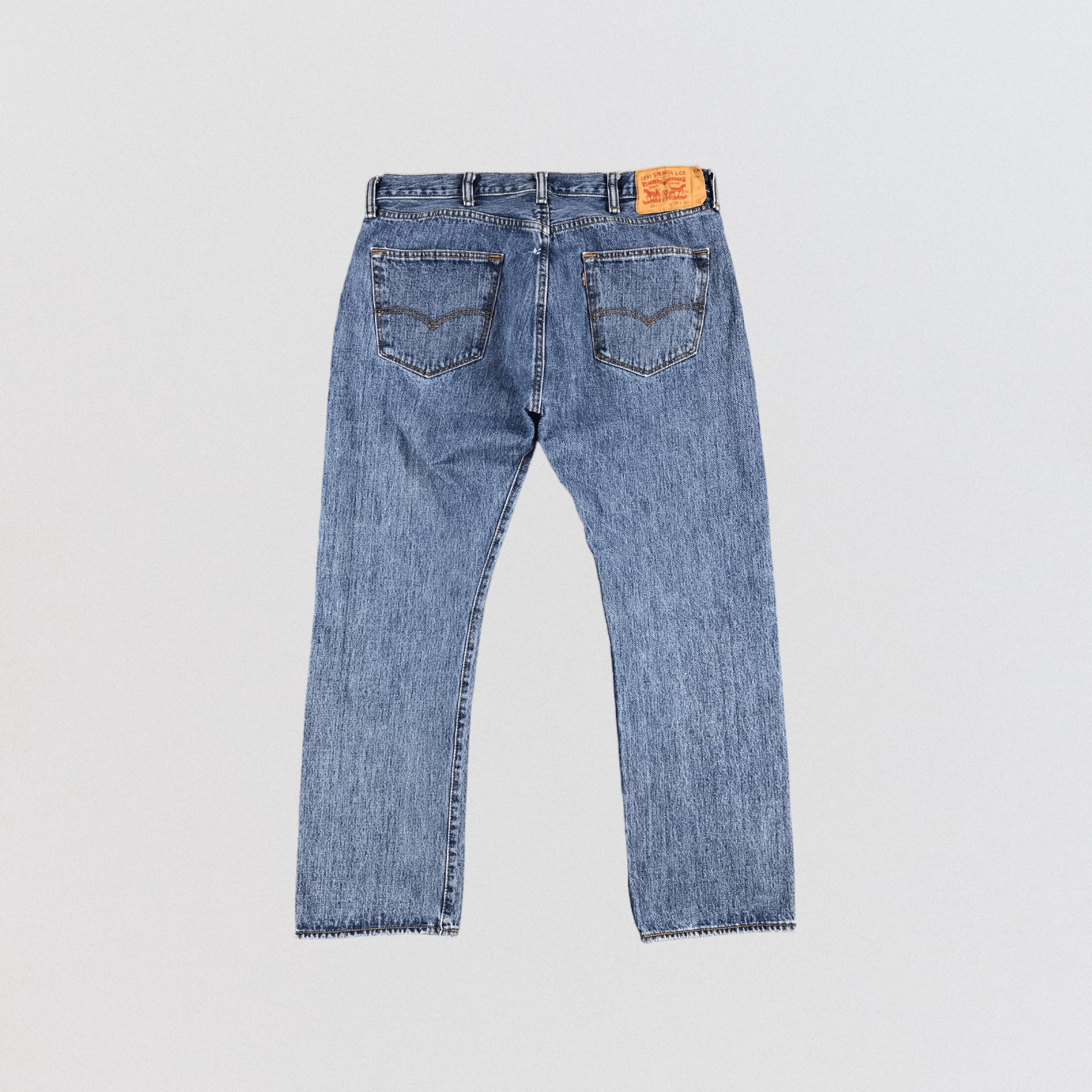 Levi's × Vintage Vintage Blue Wash Levis 501 Jeans-JM1733 Size US 37 - 2 Thumbnail