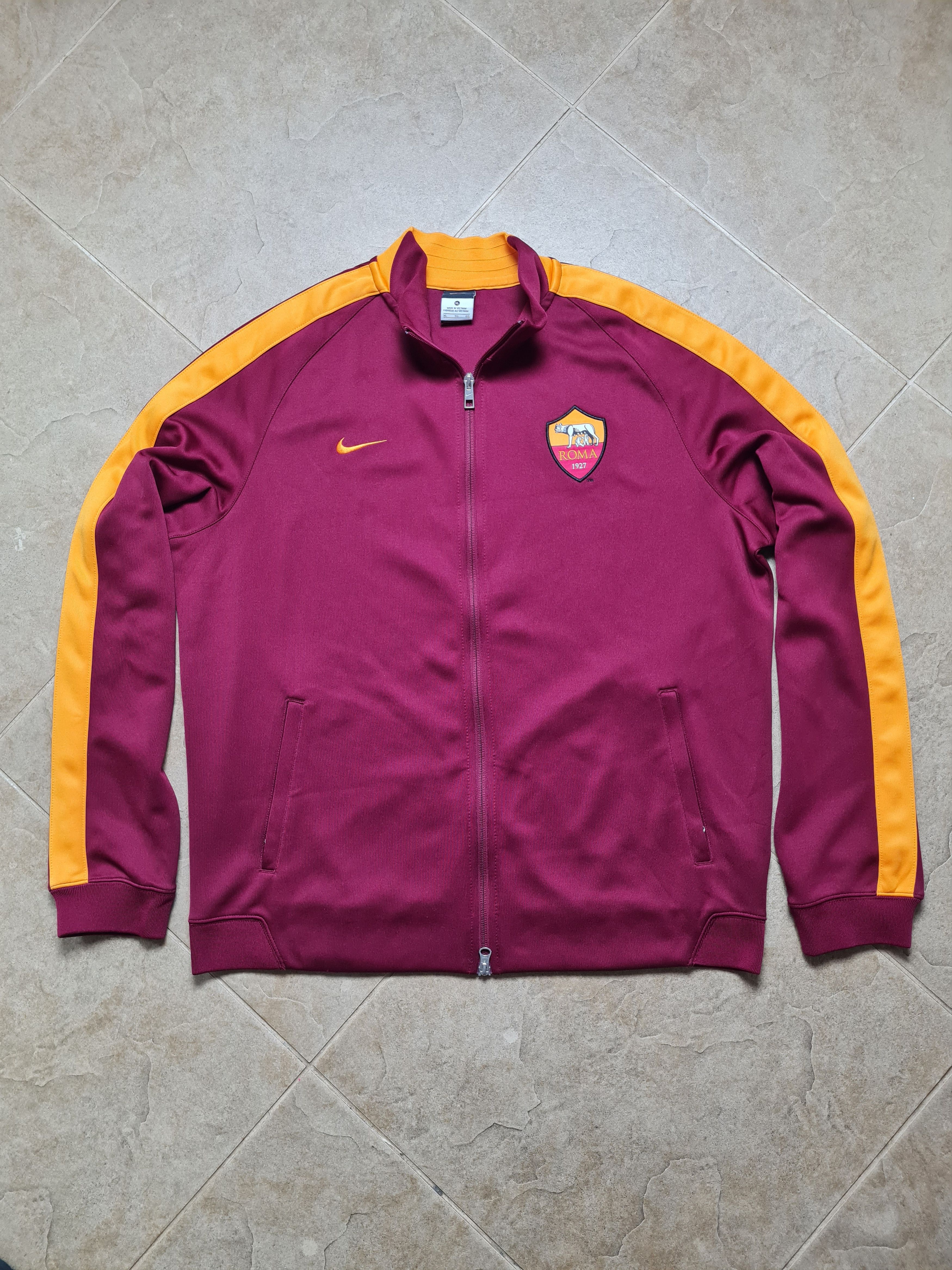 Nike AS ROMA 2015-2016 TRAINING FOOTBALL JACKET NIKE SOCCER SHIRT Size US XL / EU 56 / 4 - 11 Thumbnail
