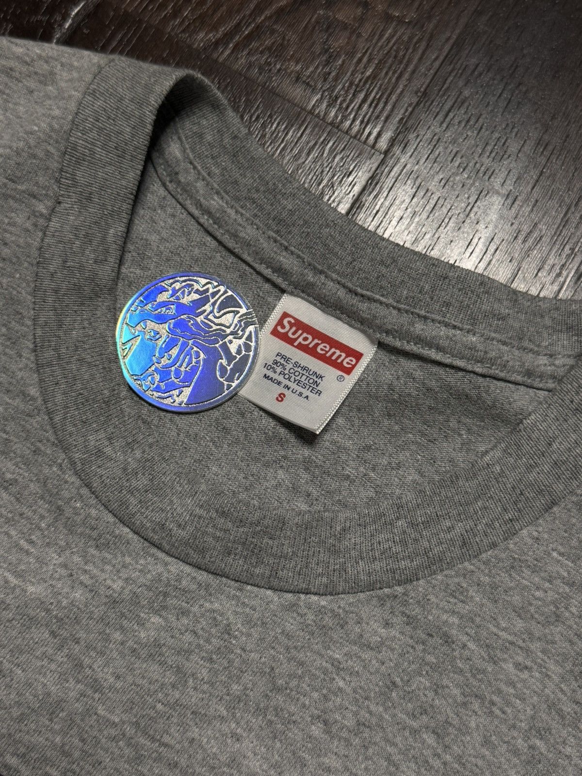 Supreme Supreme American Pyscho Tee Grey New Small Fast Shipping Size US S / EU 44-46 / 1 - 3 Thumbnail