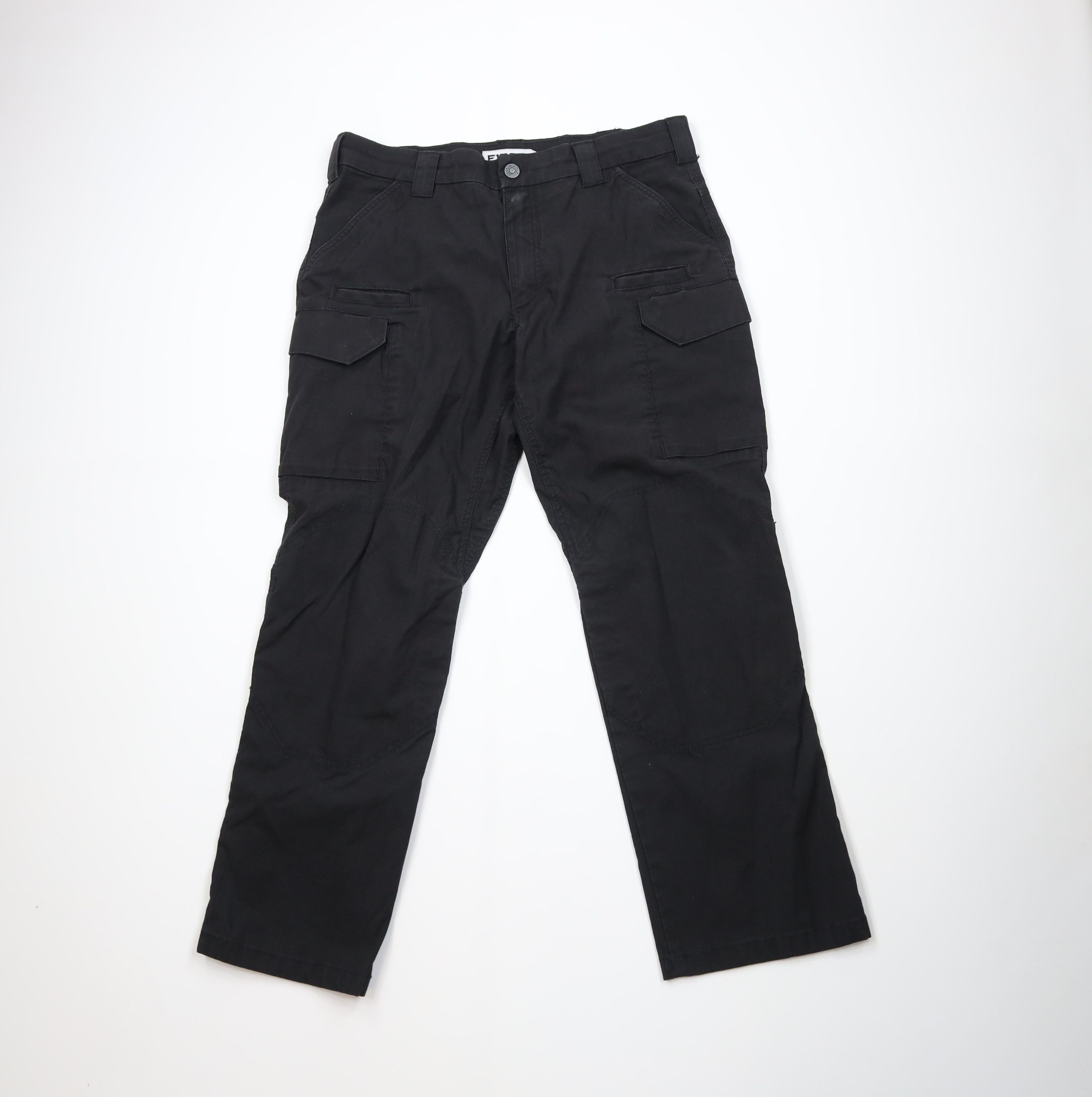 Vintage Vintage Y2K Streetwear Tactical Wide Leg Cargo Pants Black Size US 36 / EU 52 - 1 Thumbnail