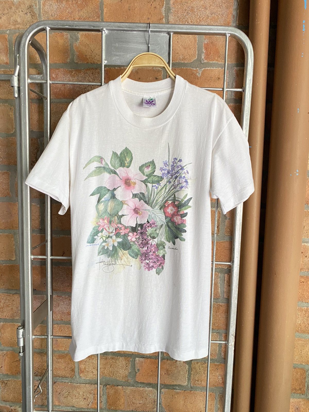 Vintage Vintage floral printed tee Size US M / EU 48-50 / 2 - 12 Thumbnail