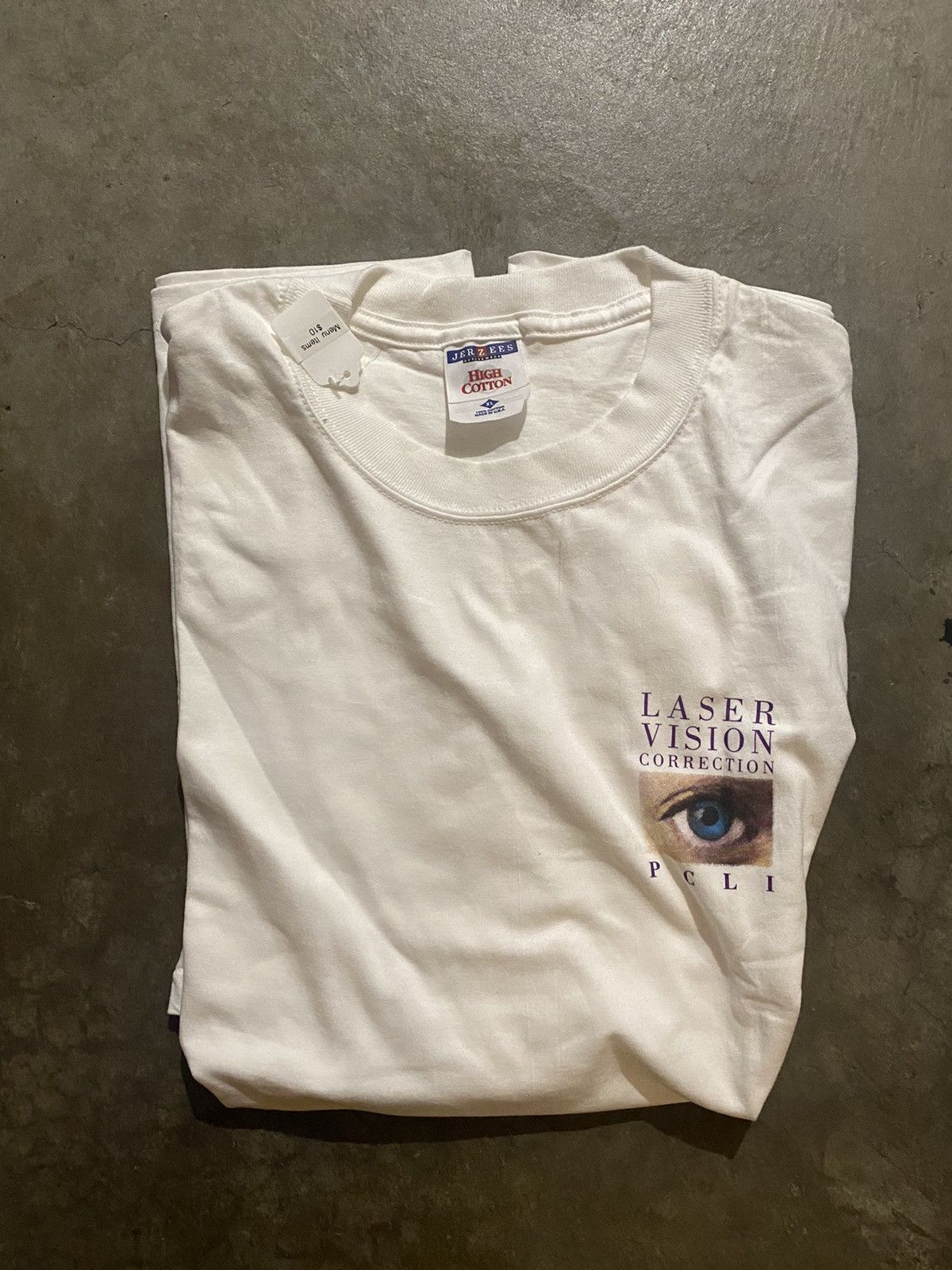 Vintage Vintage Laser Vision Eye Tee Size US XL / EU 56 / 4 - 1 Thumbnail