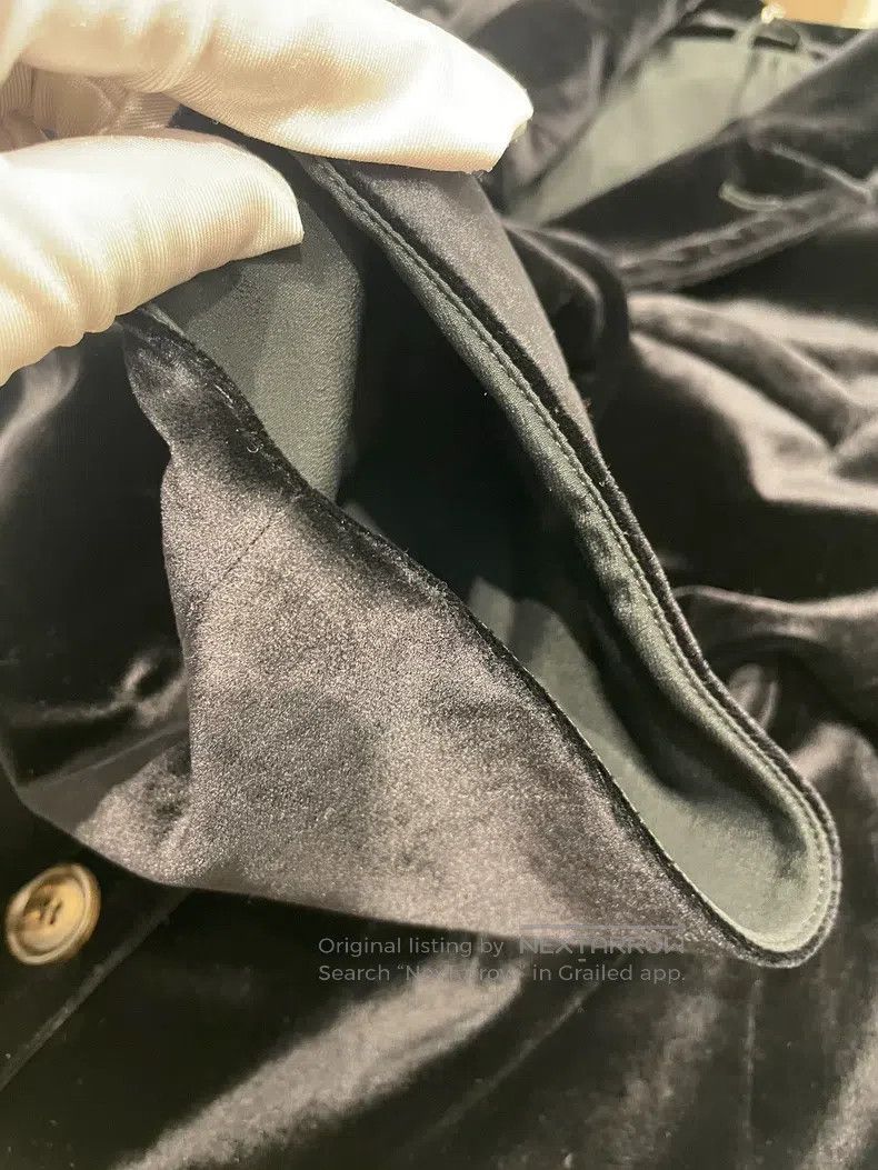Brunello Cucinelli Brunello Cucinelli Black Triacetate Fiber Suit Jacket Size 46L - 7 Thumbnail