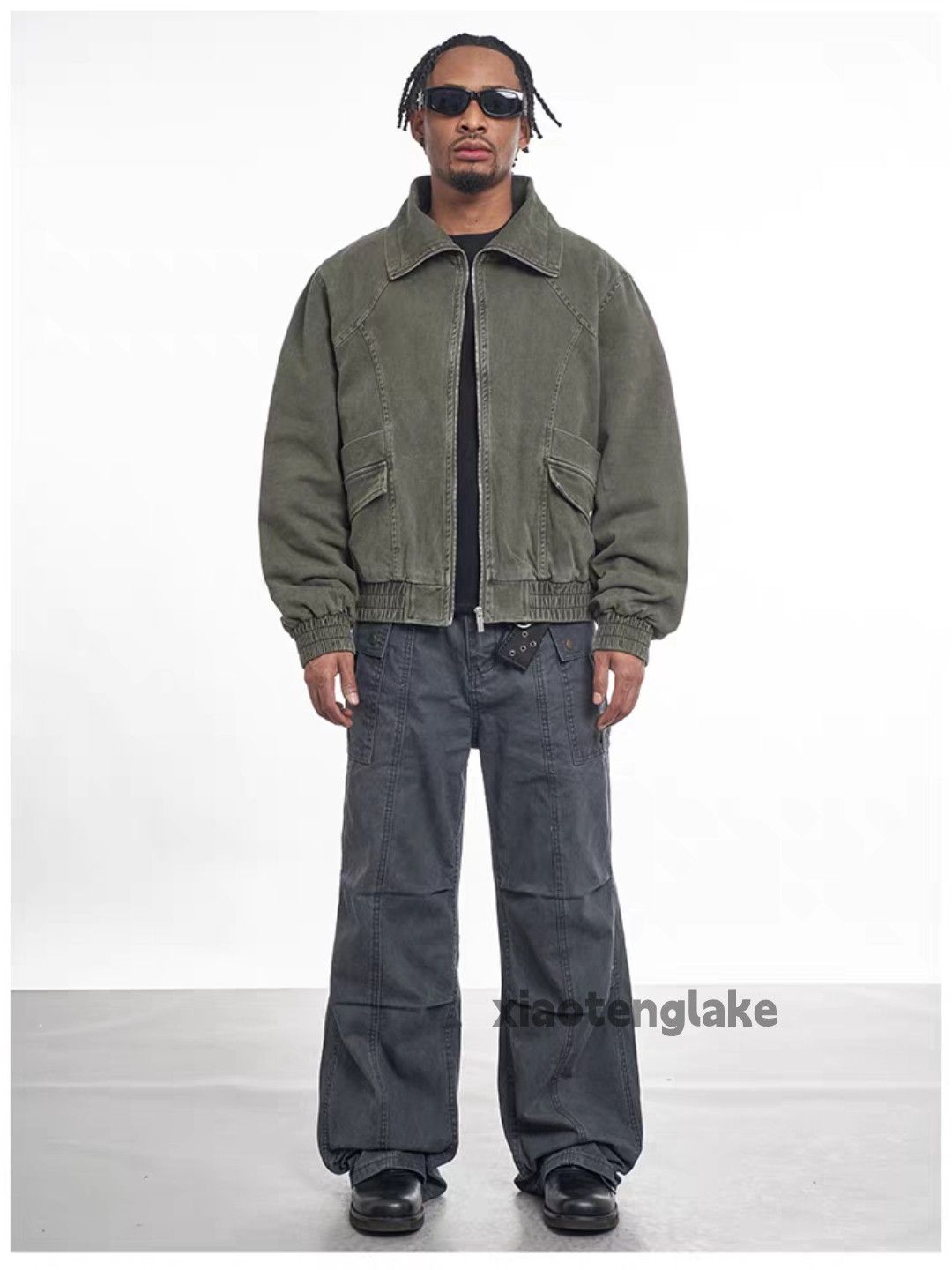 Vintage Washed faded cleanfit yuppie y2k military tactical jacket Size US XL / EU 56 / 4 - 2 Thumbnail