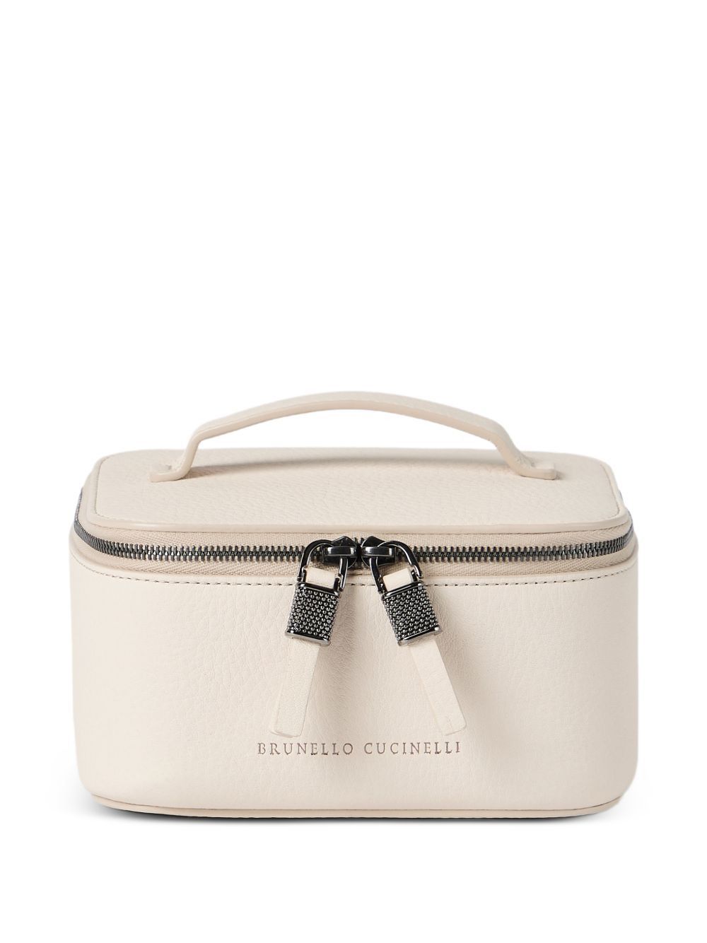 Brunello Cucinelli LEATHER VANITY CASE Size ONE SIZE - 1 Thumbnail