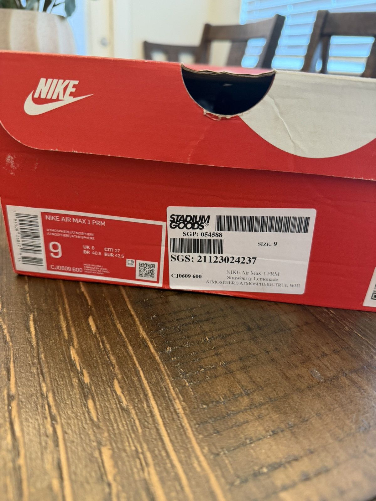 Nike Nike Air Max 1 Strawberry Lemonade Size 9 Size US 9 / EU 42 - 7 Thumbnail