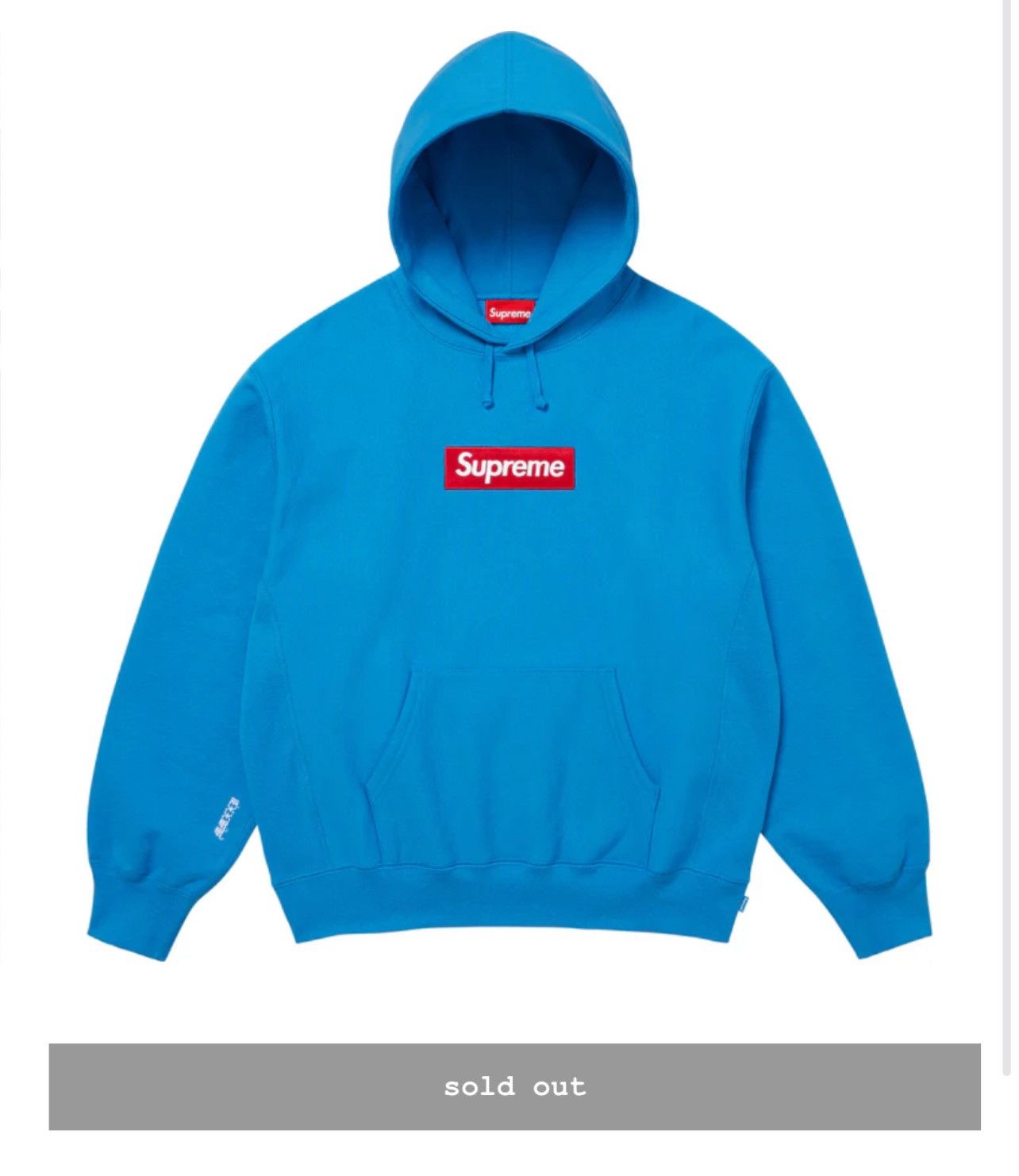 Supreme Supreme Box Logo Hooded Sweatshirt FW25 blue Size US S / EU 44-46 / 1 - 1 Preview