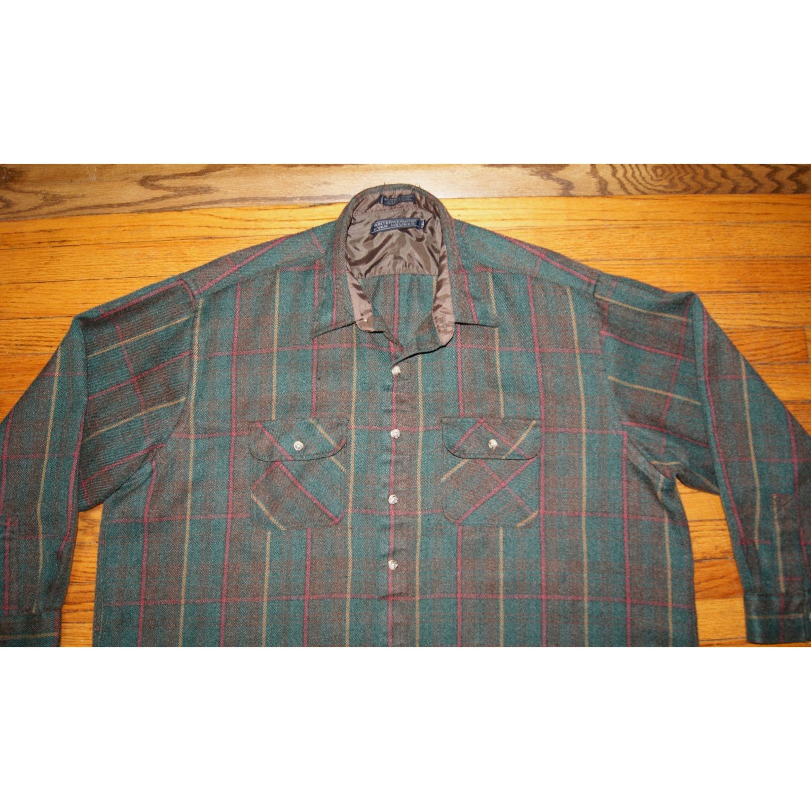 Van Heusen Vtg Van Heusen Plaid Flannel Shirt Mens XXL Acrylic Shacket Size US XXL / EU 58 / 5 - 1 Thumbnail