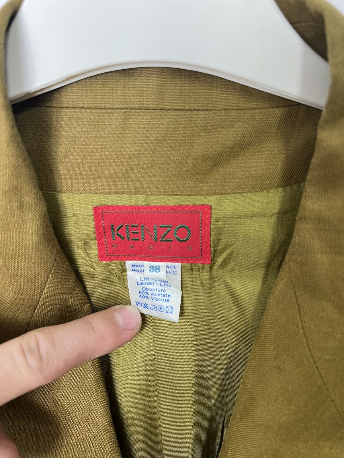 Kenzo Vintage luxury Kenzo one-button blazer Size S / US 4 / IT 40 - 3 Thumbnail