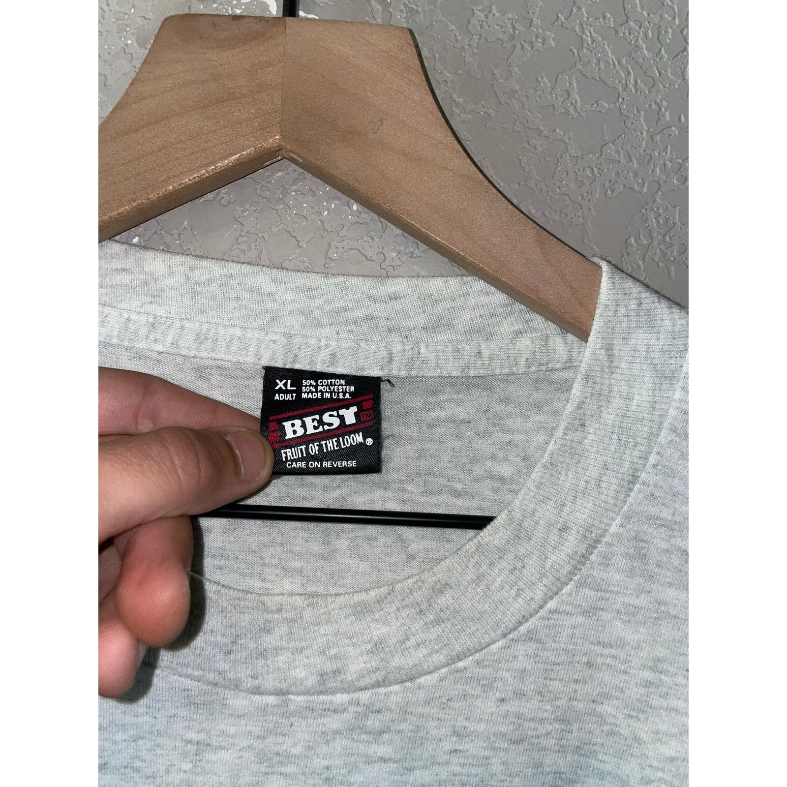 Fruit Of The Loom Vintage Family Reunion Shirt I Survived Gray Tee 90s XL Size US XL / EU 56 / 4 - 6 Thumbnail