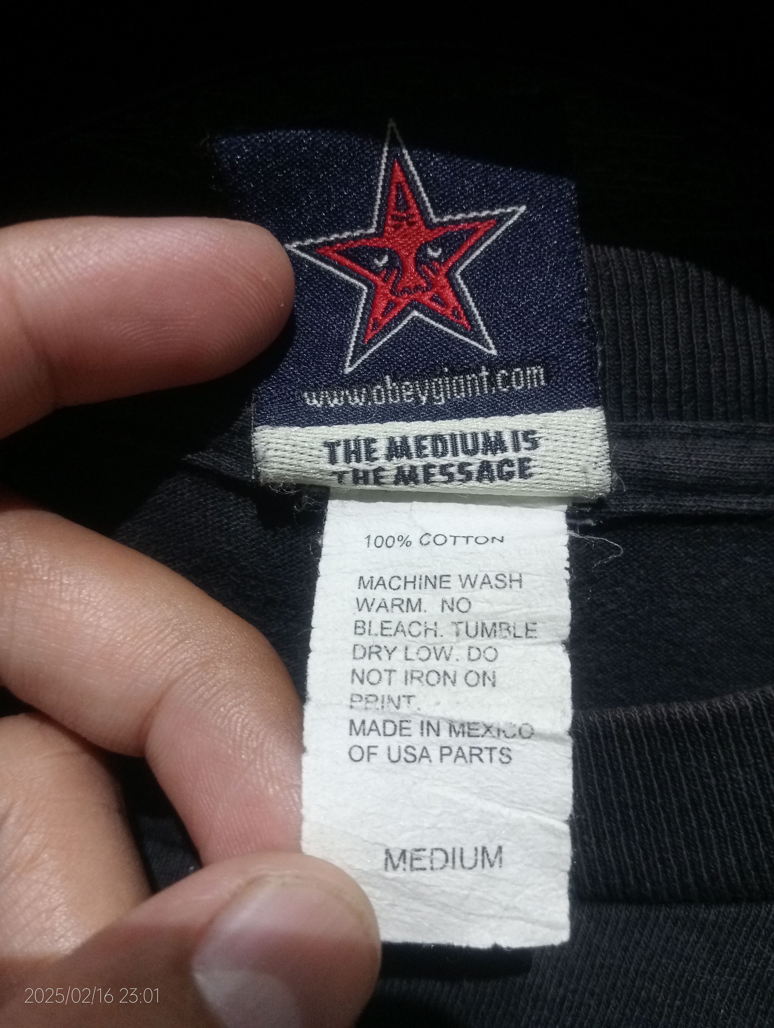 Obey Vintage Y2K Obey Box Logo Tee Very Rare Size US M / EU 48-50 / 2 - 3 Thumbnail