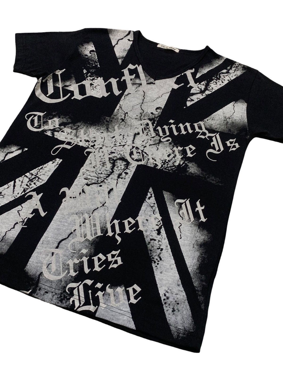 If Six Was Nine Clash Ahead Japan Poems Gothic Cross Tshirt Size US M / EU 48-50 / 2 - 3 Thumbnail