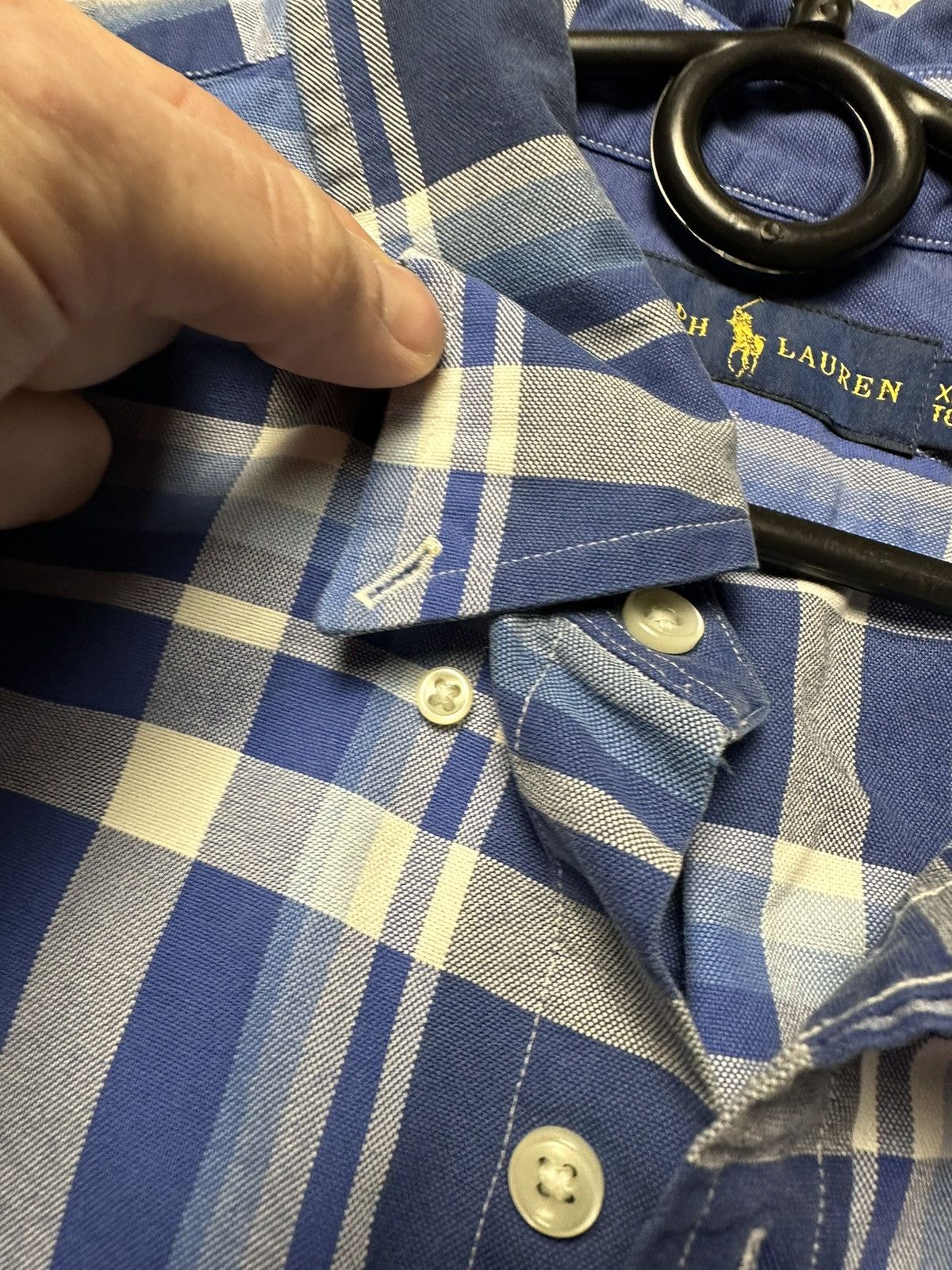 Polo Ralph Lauren × Vintage Vintage Polo Ralph Lauren plaid shirt size XL Size US XL / EU 56 / 4 - 4 Thumbnail