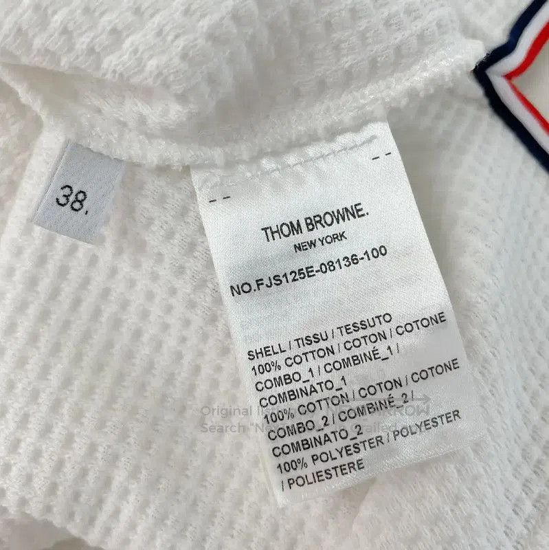 Thom Browne Thom Browne White Cotton Long Sleeve Tee . Size M / US 6-8 / IT 42-44 - 7 Thumbnail