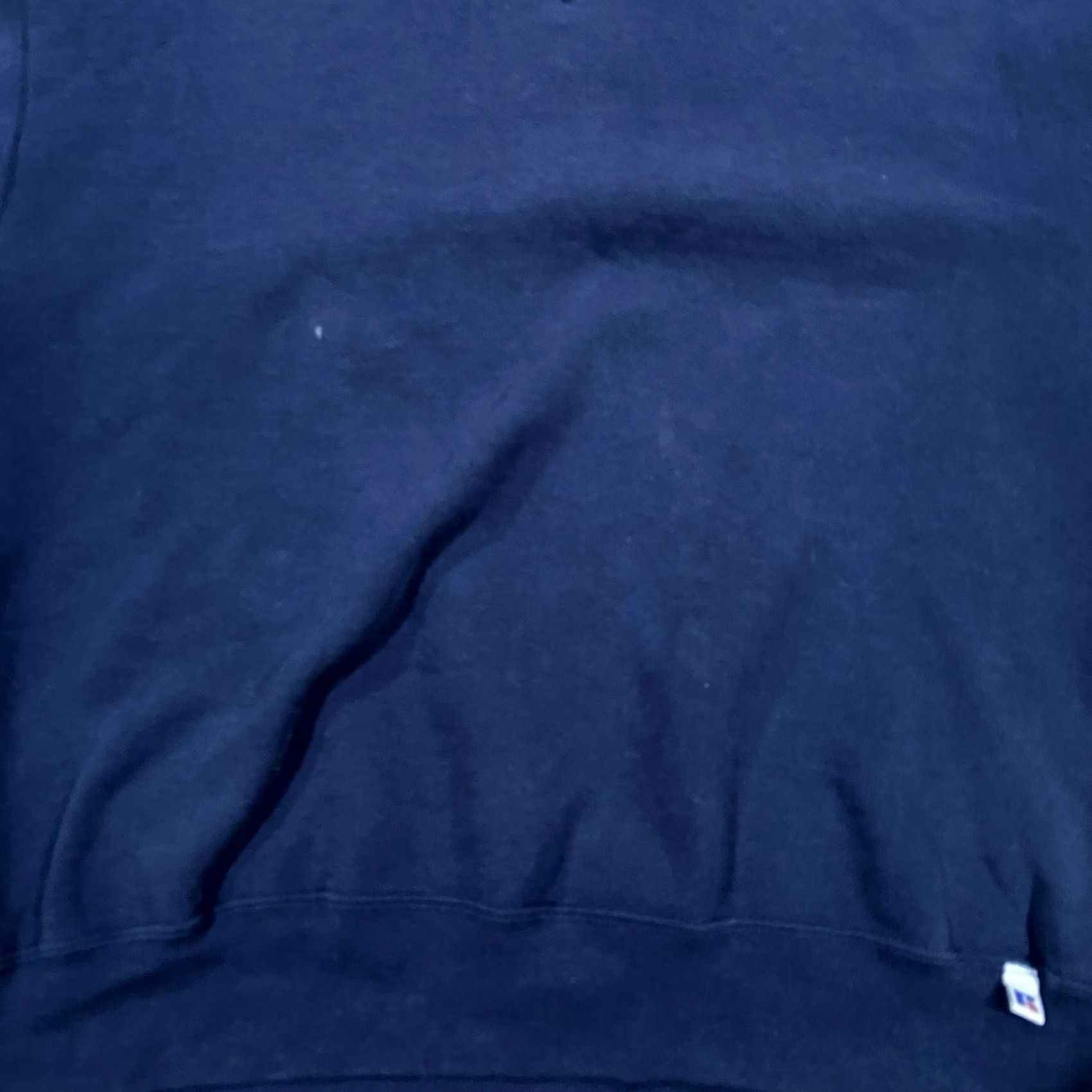 Russell Athletic VINTAGE Russell Athletic Sweatshirt Crewneck Navy Blue 90s Distressed Logo Embroidered Men L Size US L / EU 52-54 / 3 - 4 Thumbnail