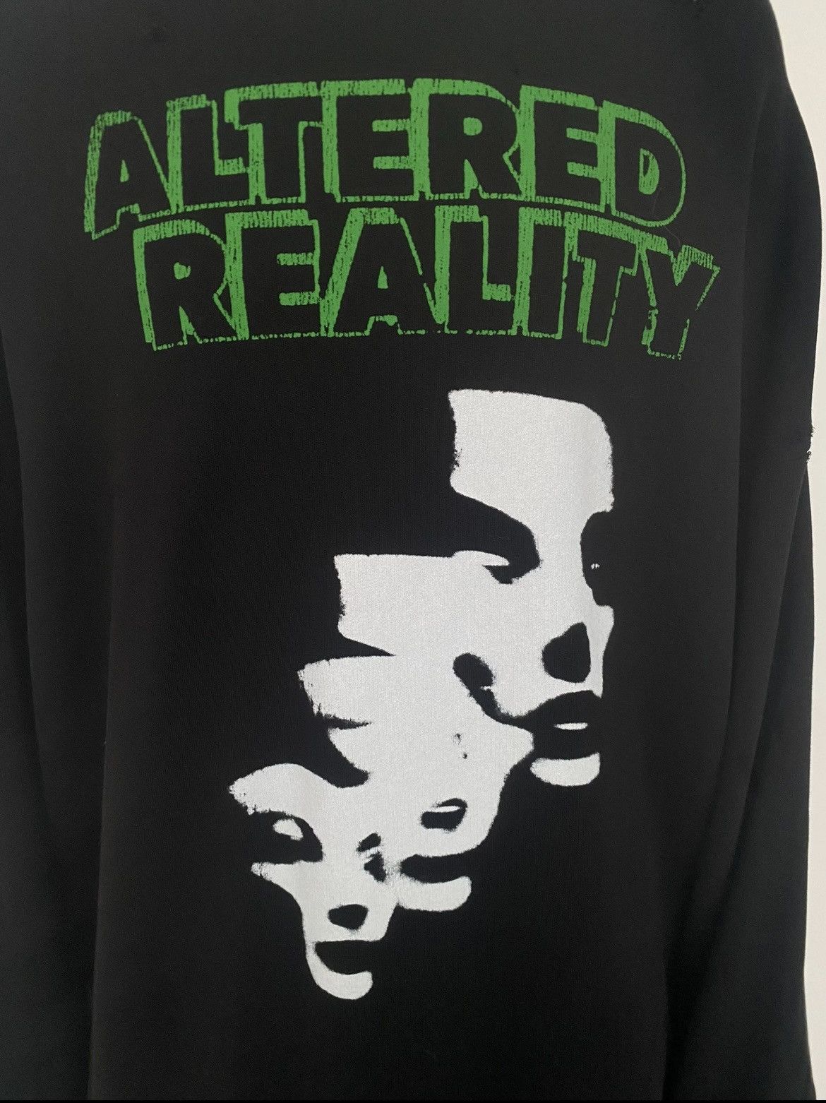 Raf Simons raf simons ghost face black vandalism sweatshirt Size US M / EU 48-50 / 2 - 7 Thumbnail