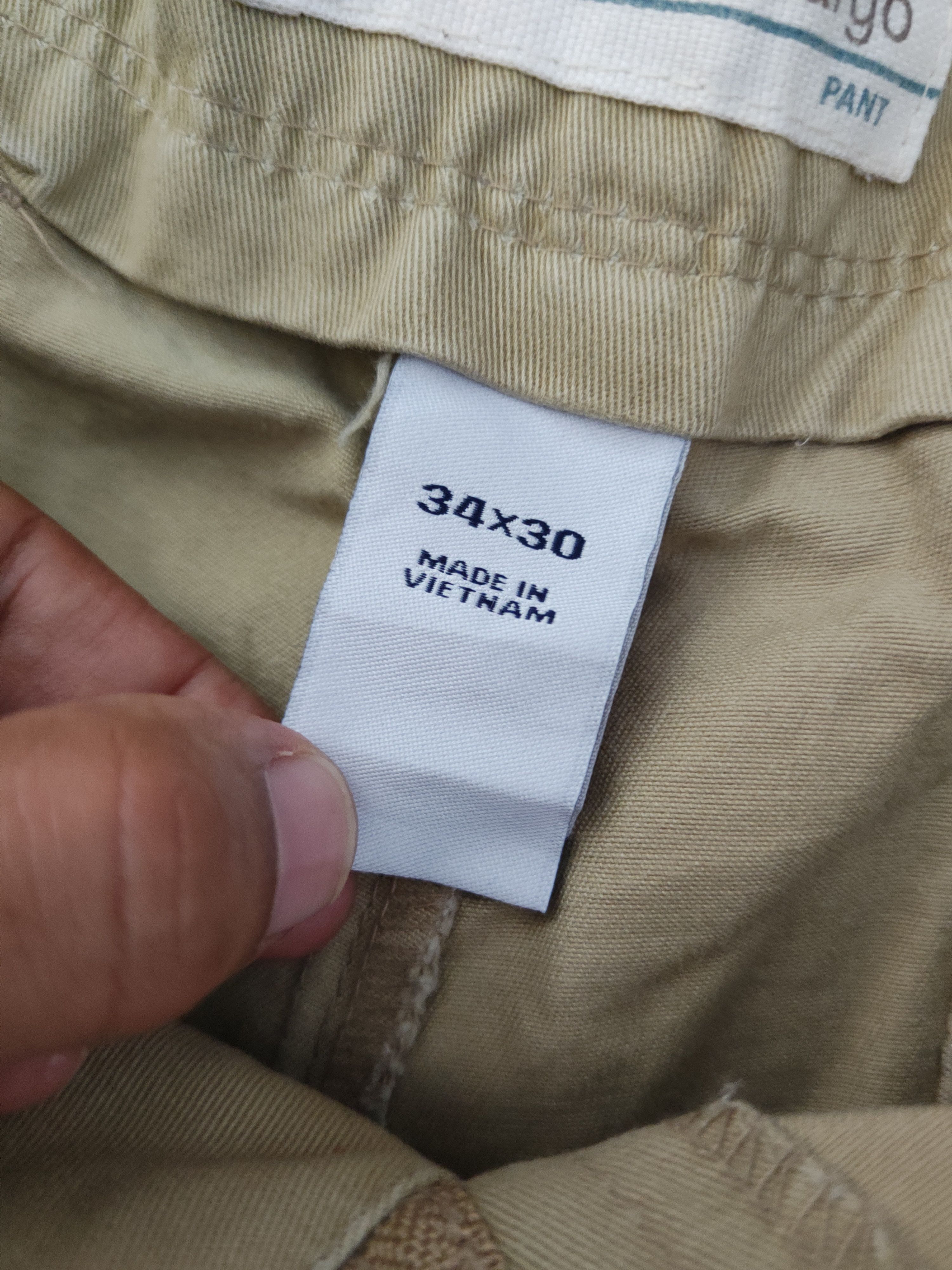 Japanese Brand DL Gap Beige Multipocket Tactical Cargo Pants #1357 Size US 34 / EU 50 - 13 Thumbnail