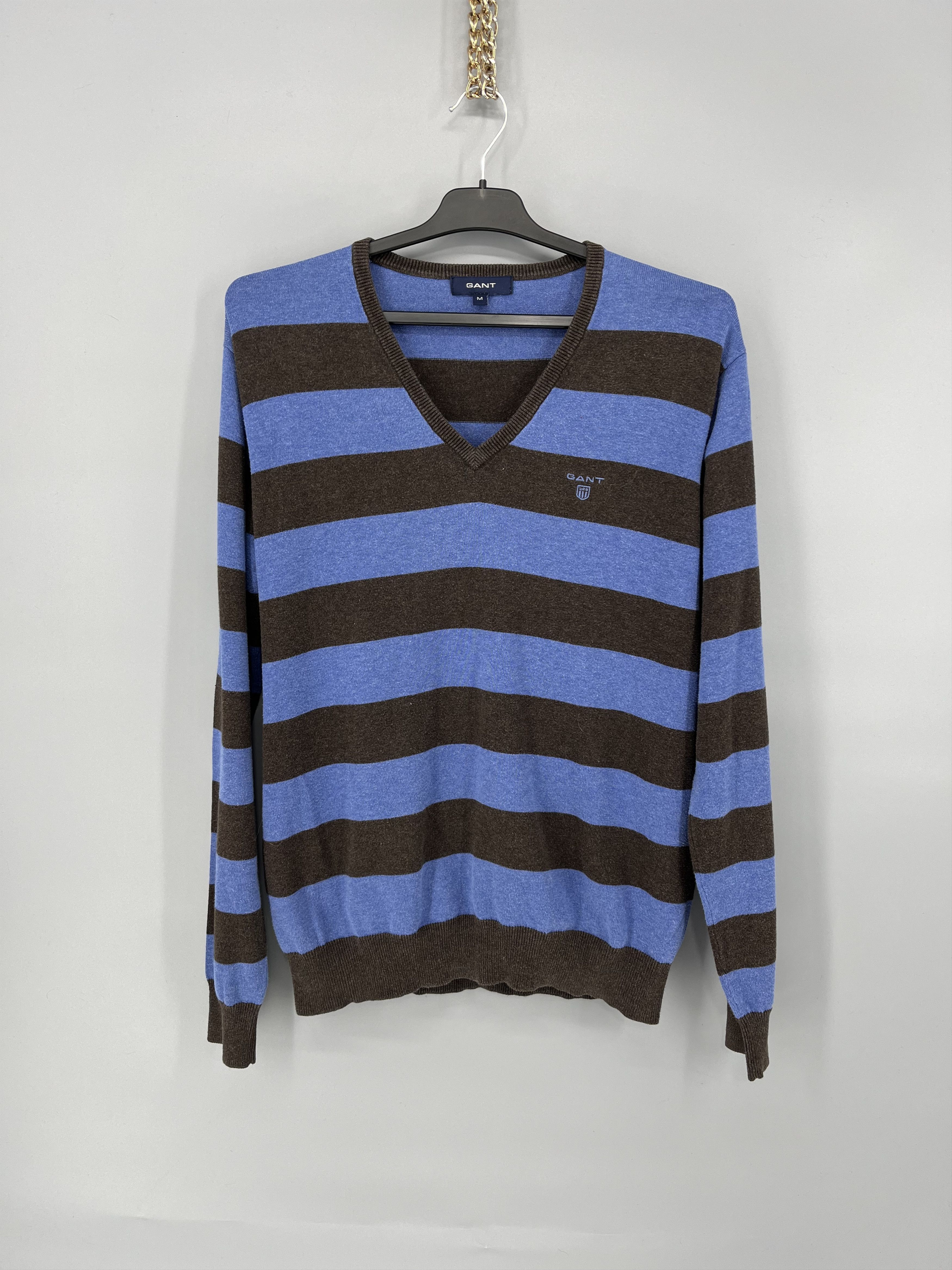 Gant × Vintage Gant Vintage Extra Fine Lambswool V Neck Sweater Size L Size US M / EU 48-50 / 2 - 1 Thumbnail