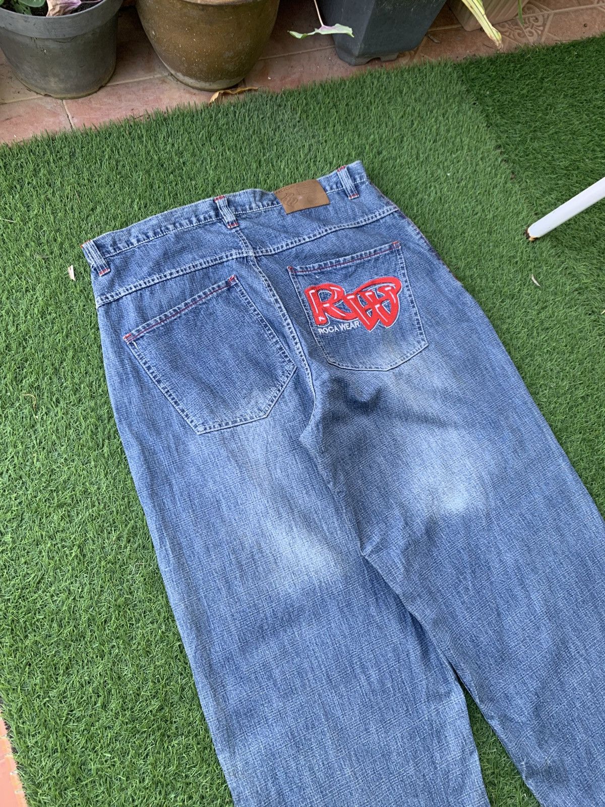 Rocawear Vintage Roca Wear Baggy Rap Jeans Size US 36 / EU 52 - 2 Thumbnail