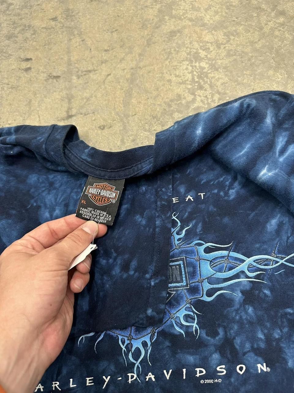 Harley Davidson Vintage 90s Harley Davidson Flame AOP Shirt Size XL Size US XL / EU 56 / 4 - 4 Thumbnail