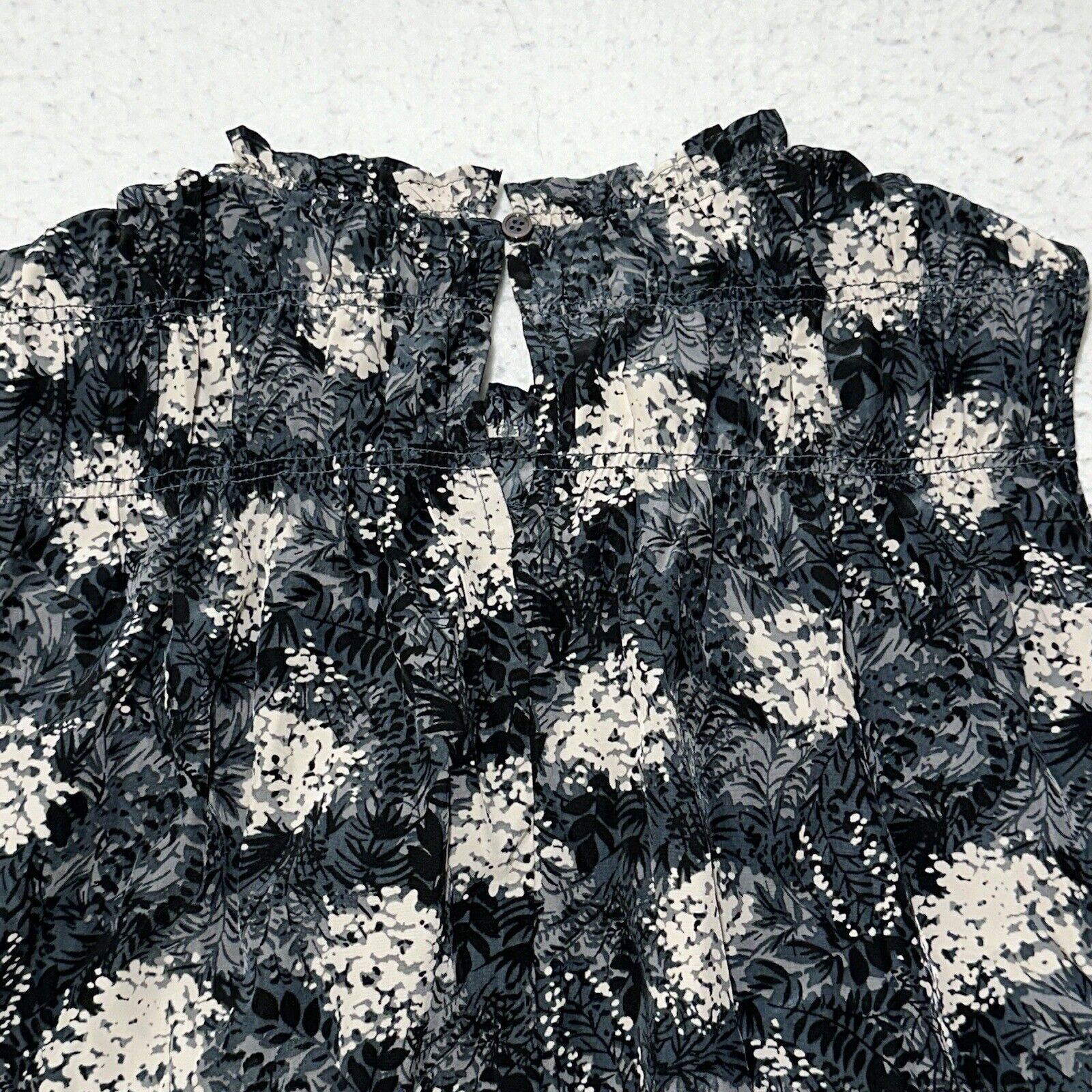Joie Joie XL Lightweight Tank Top Floral Pullover Blouse Gray Size XL / US 12-14 / IT 48-50 - 10 Thumbnail
