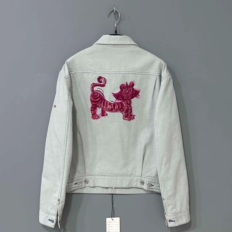 Dior Dior Embroidered Logo Denim Jacket-2505 Size US L / EU 52-54 / 3 - 4 Thumbnail