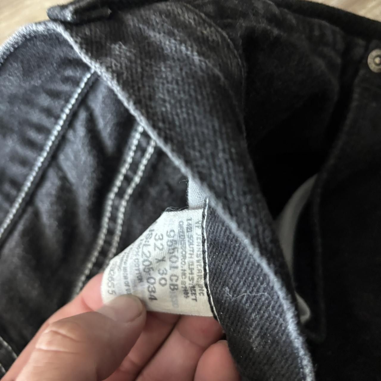 Japanese Brand Crazy Vintage 90s Solid Black Essential Denim Jeans 27x30 Size US 27 - 8 Thumbnail