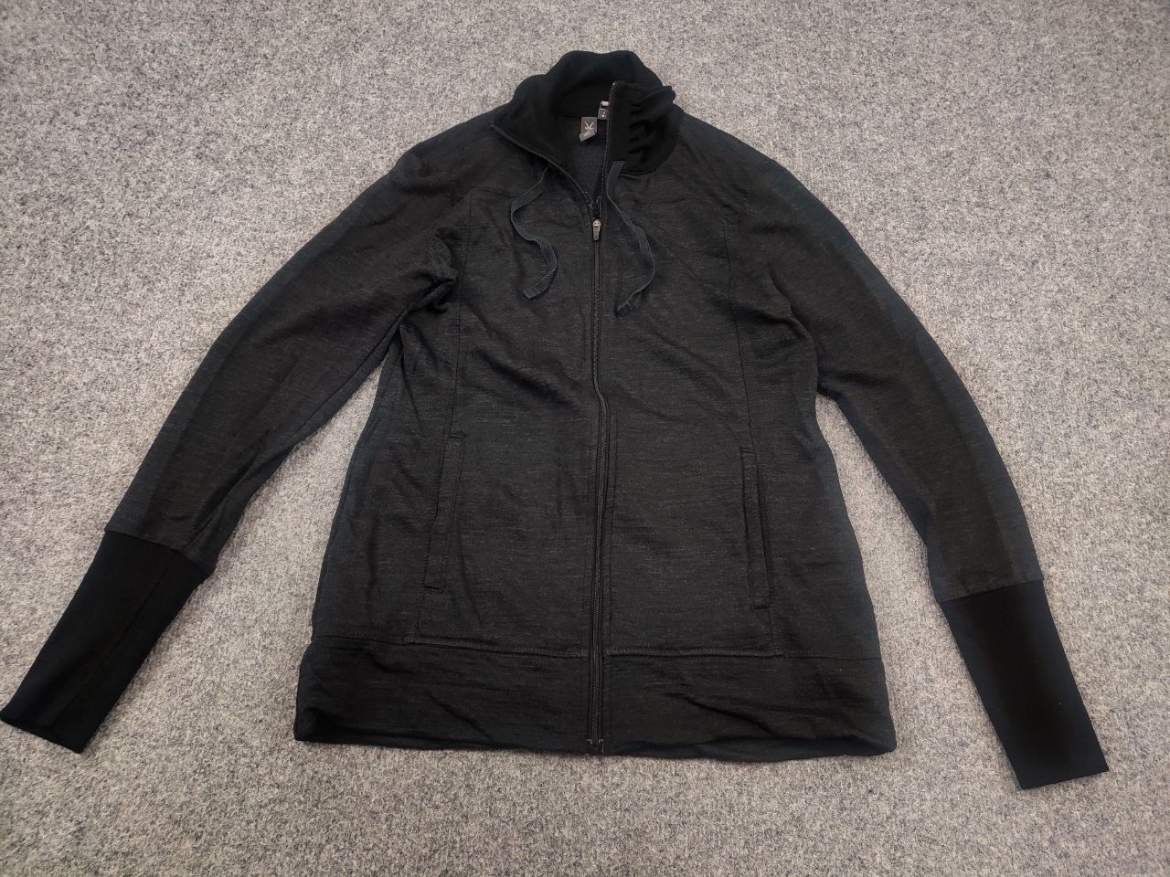 Ibex Ibex Merino wool thermal Pullover Jacket Full Zip Black USA Size S / US 4 / IT 40 - 3 Thumbnail