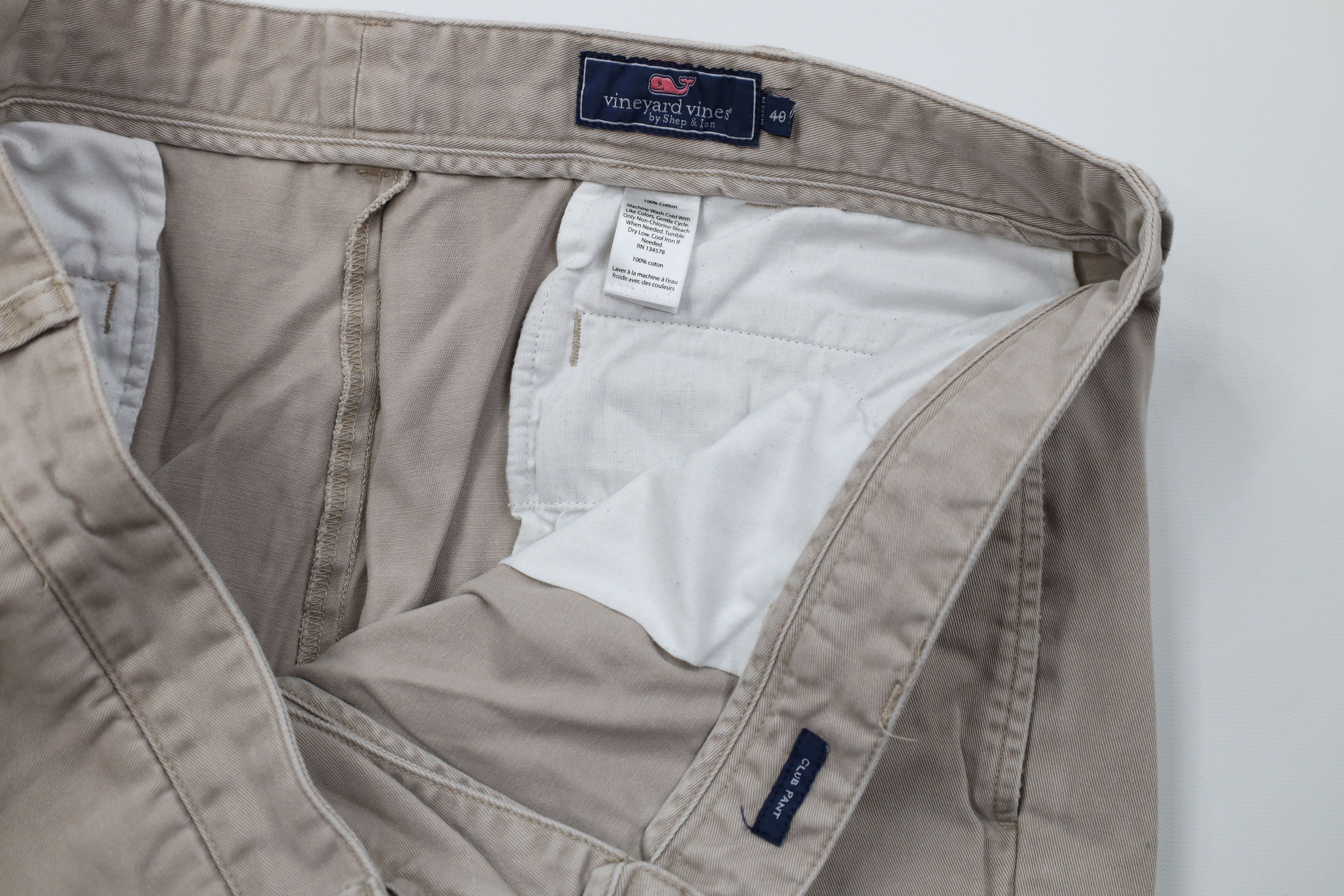 Vineyard Vines Vineyard Vines Spell Out Wide Leg Club Chino Pants Trousers Size US 40 / EU 56 - 8 Thumbnail
