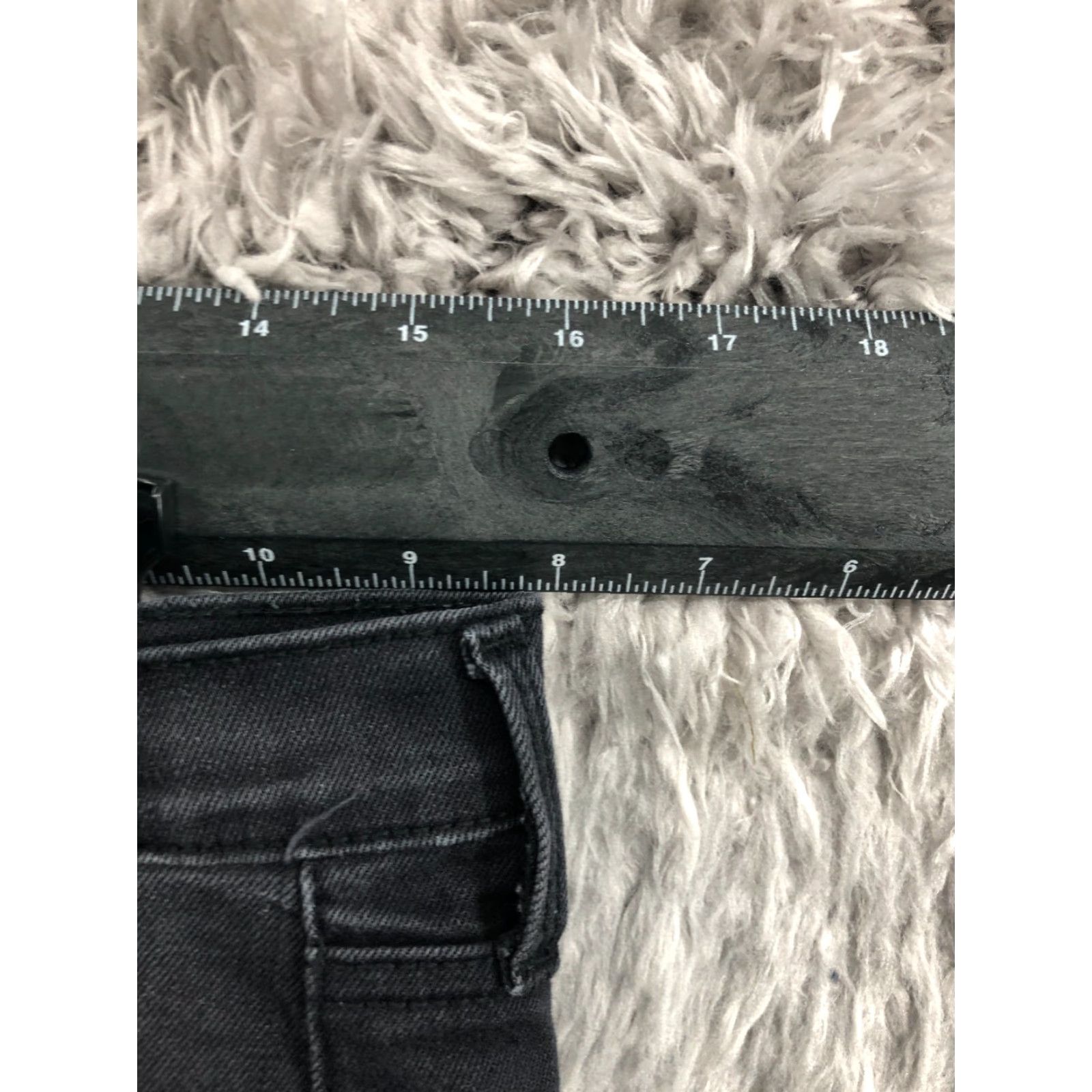 Gap Gap Jeans 1969 Black Dark Wash 28 Short Womens Jegging 5-Pocket Denim Cotton Zip Button Zipper Belt Loops Regular Rise Mid Vintage? No (No) Size 28" / US 6 / IT 42 - 2 Thumbnail